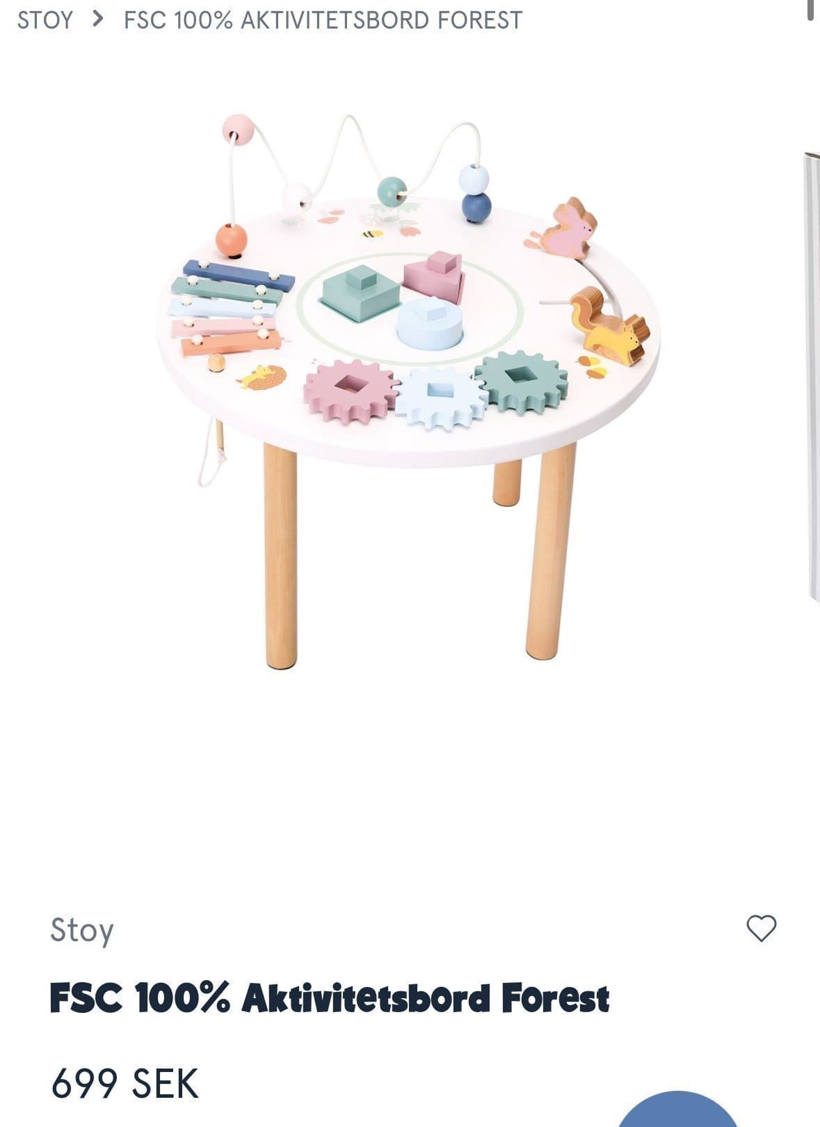Aktivitetsbord från Stoy