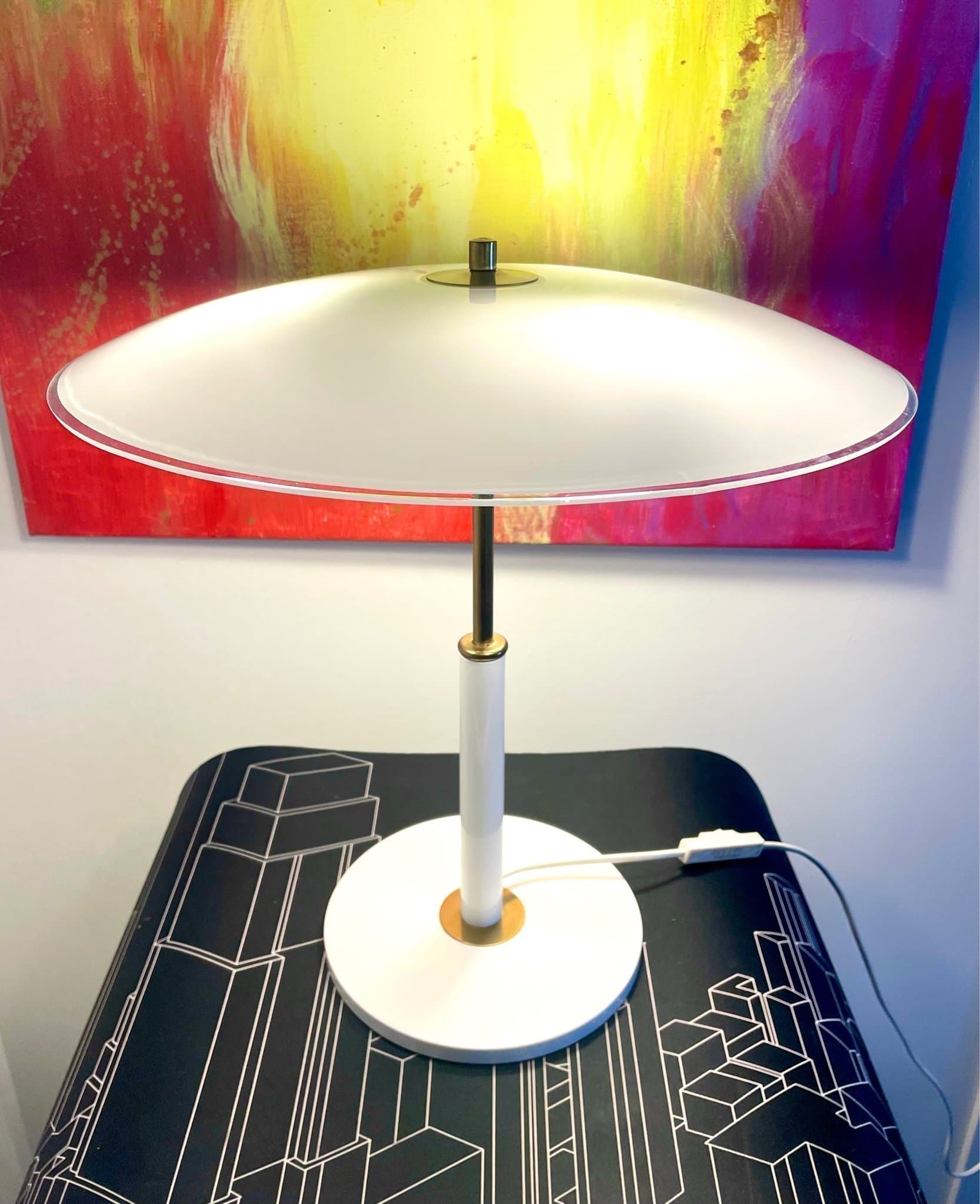 Vintge IKEA Solist B8802 bordslampa av Karin Mobring – 1990-tal, Nordic Nouveau