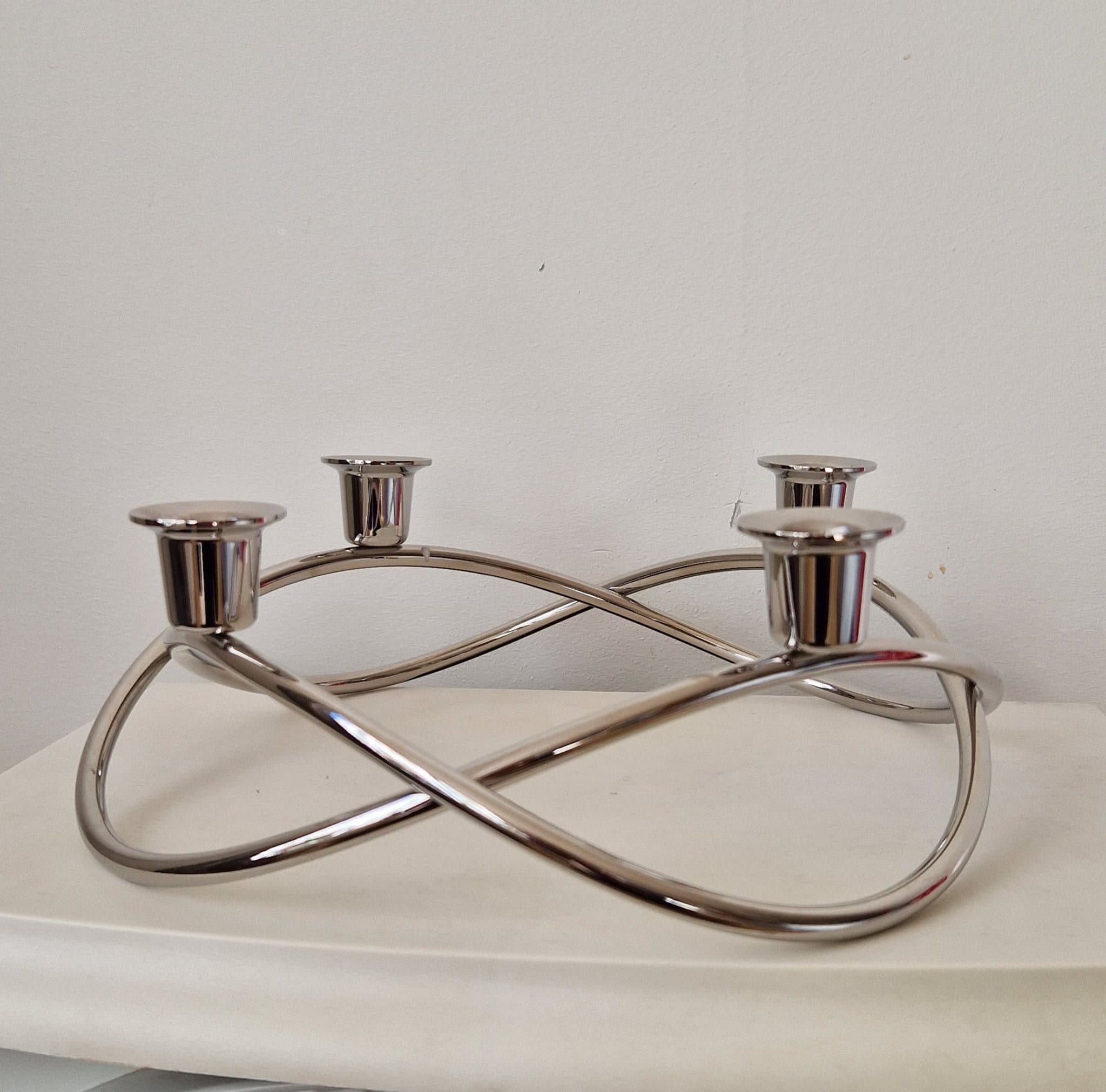 LJUSSTAKE, stål, "Season", Georg Jensen, Danmark.