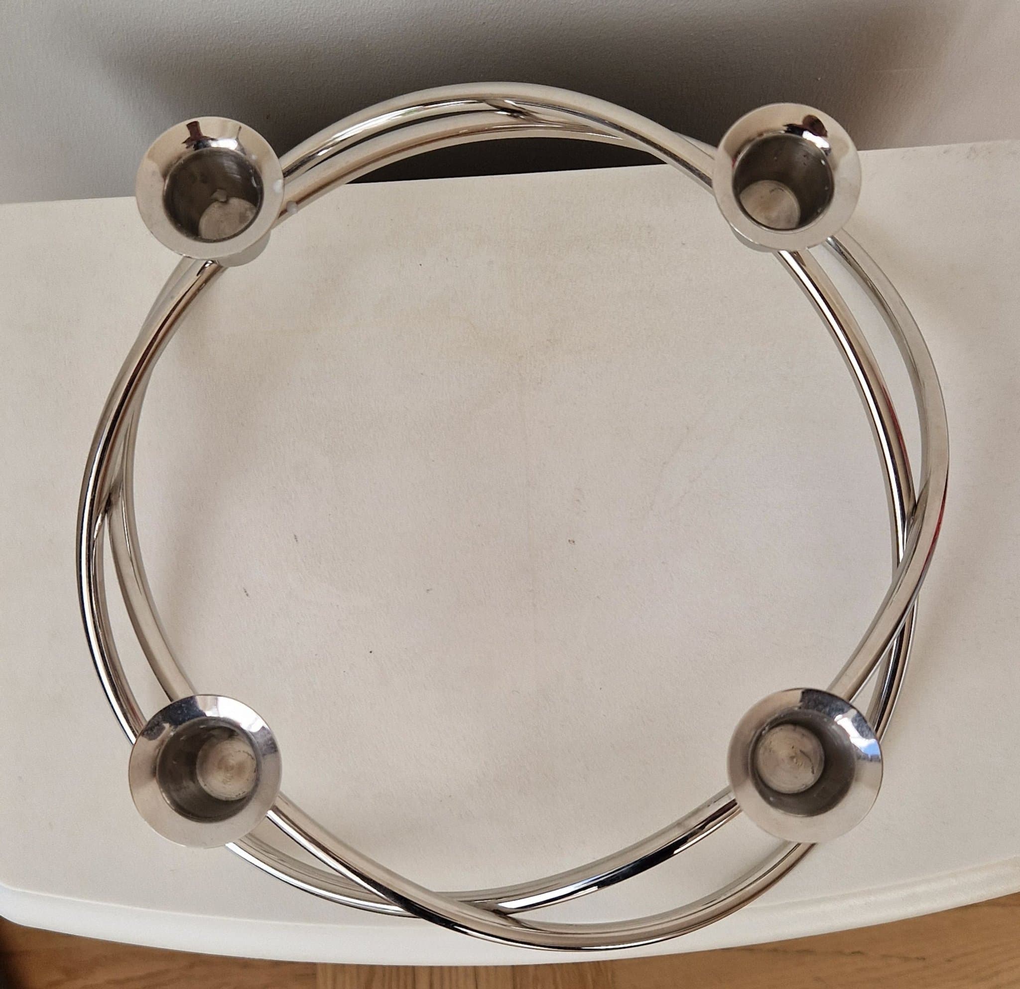 LJUSSTAKE, stål, "Season", Georg Jensen, Danmark.