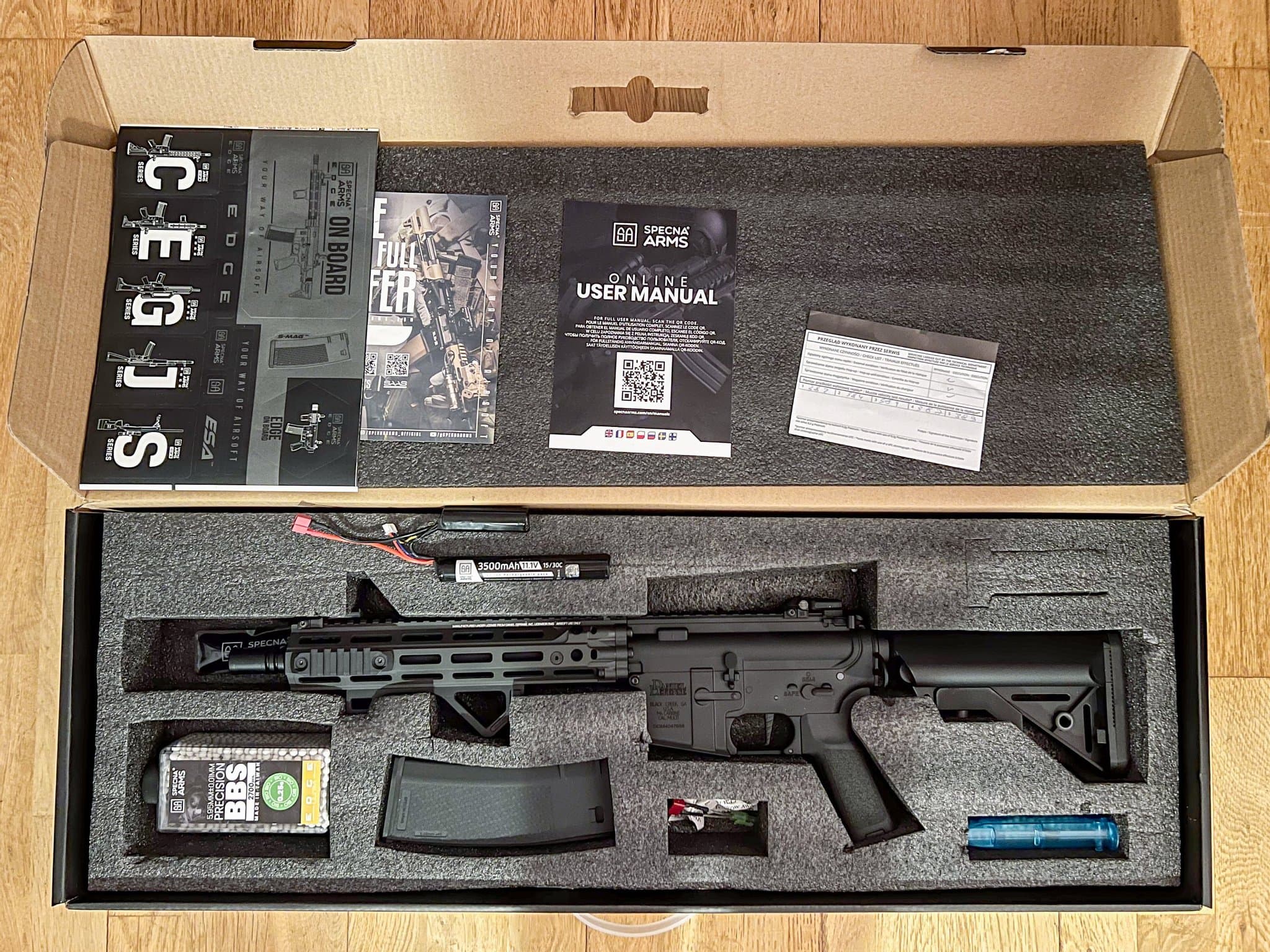 Specna Arms SA-E27 EDGE2.0 "Chaos Grey" – HAL2&Daniel Defense Licensed –Full Kit