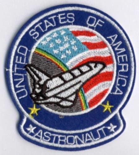 Rymdfärja - tygmärke -