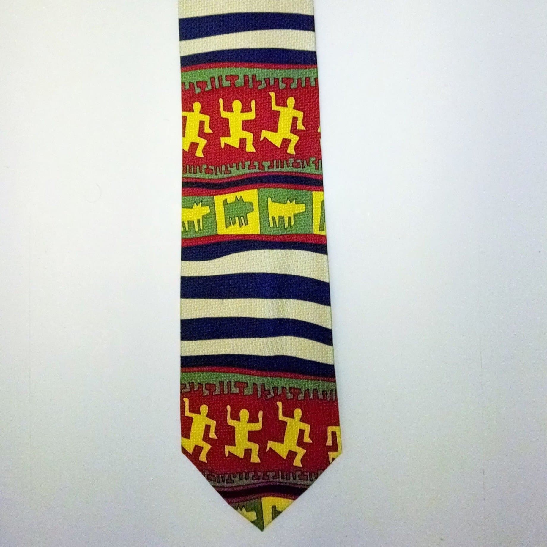 KEITH HARING - SLIPS - MULTIPEL - LIMITED EDITION ART TIE -POP ART- SAMLAROBJEKT
