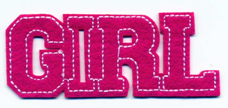 Tygmärke - GIRL -