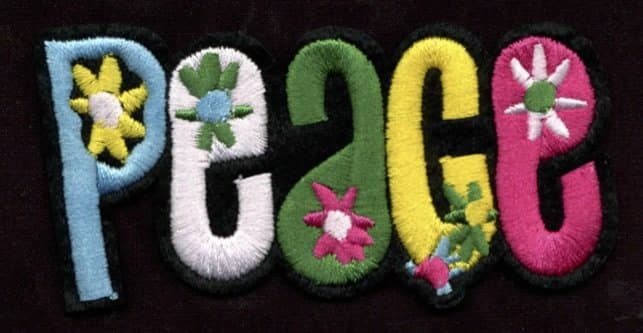 Tygmärke - Peace -