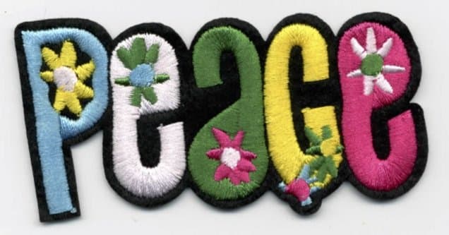 Tygmärke - Peace -