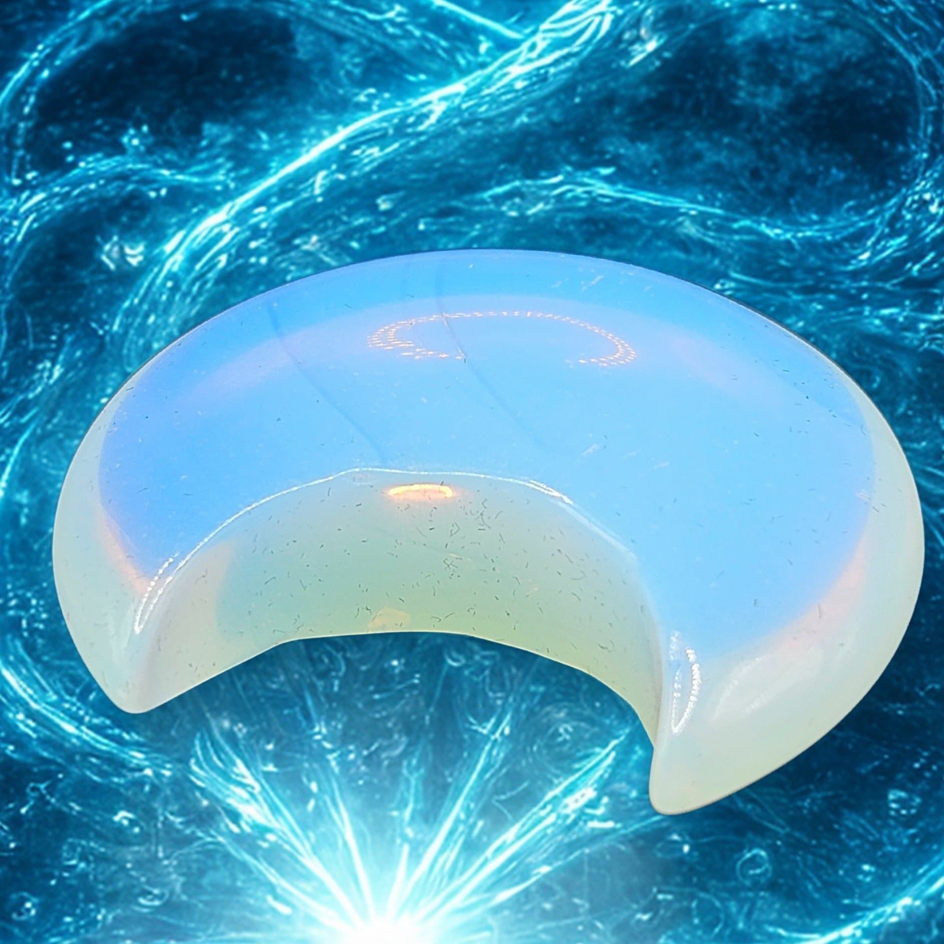 Opalit – måne för intuition & drömmar ca 30 x 6.5 mm