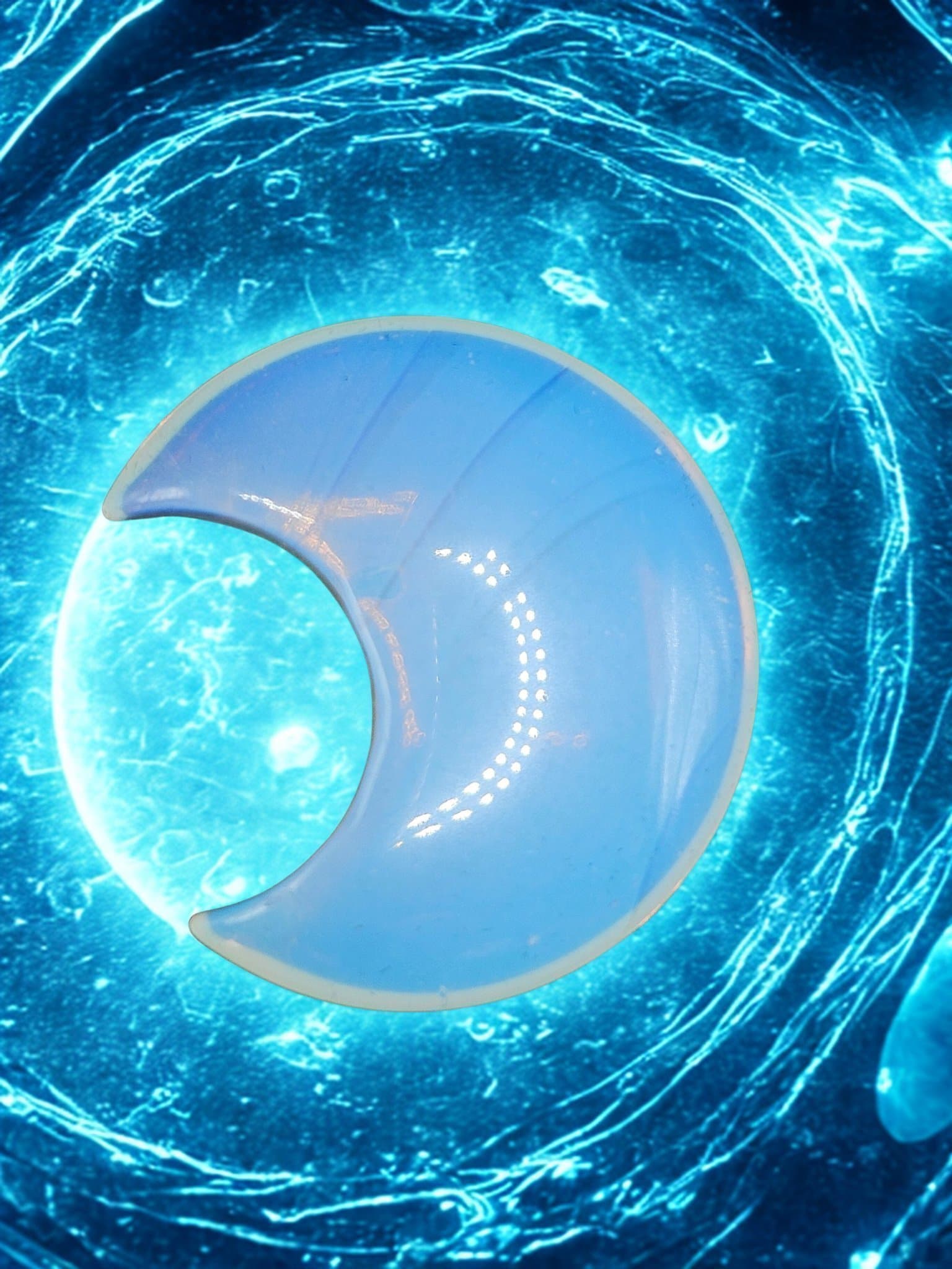 Opalit – måne för intuition & drömmar ca 30 x 6.5 mm