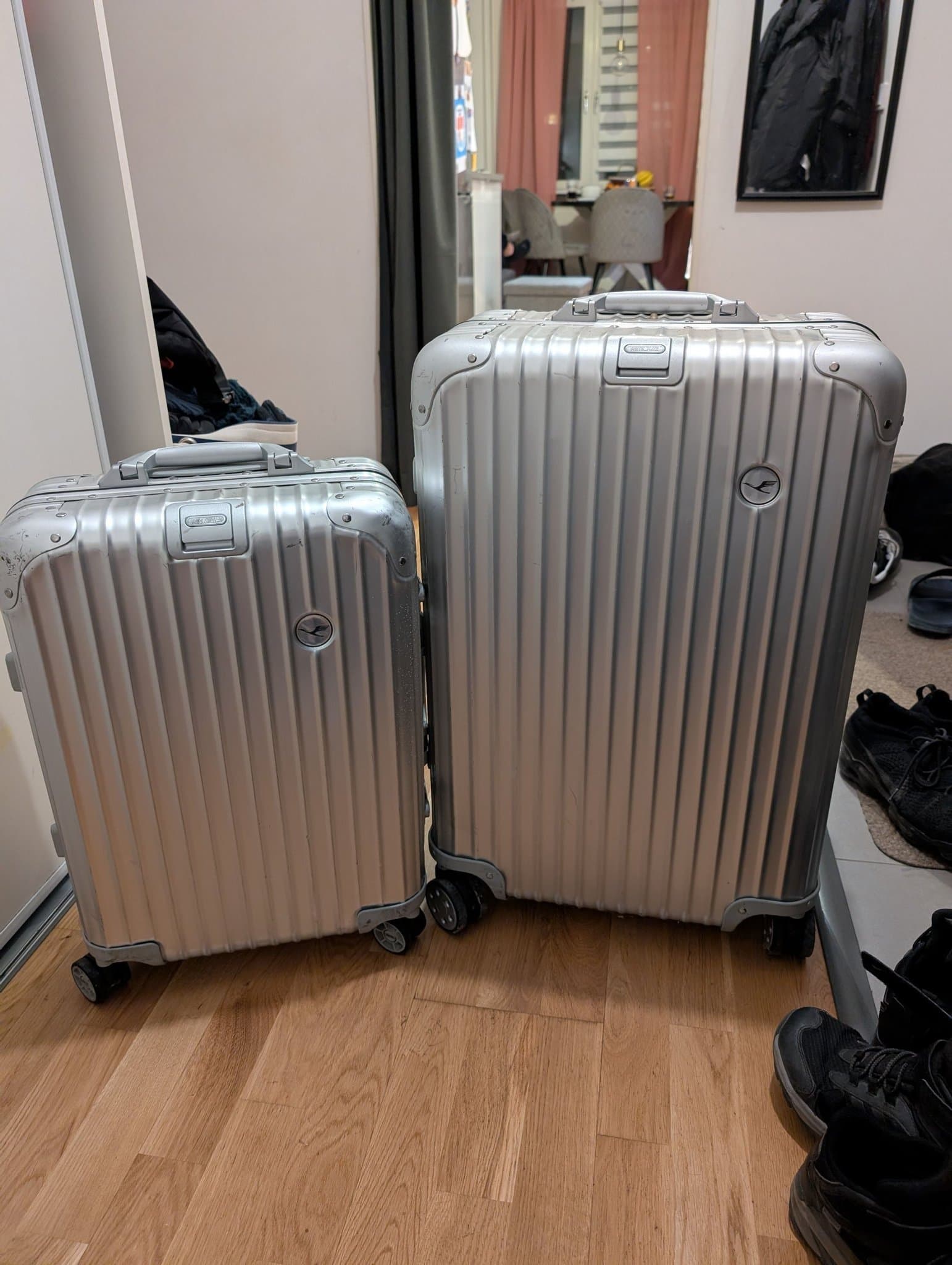 Rimowa resväskor kabinväska+ check in M original