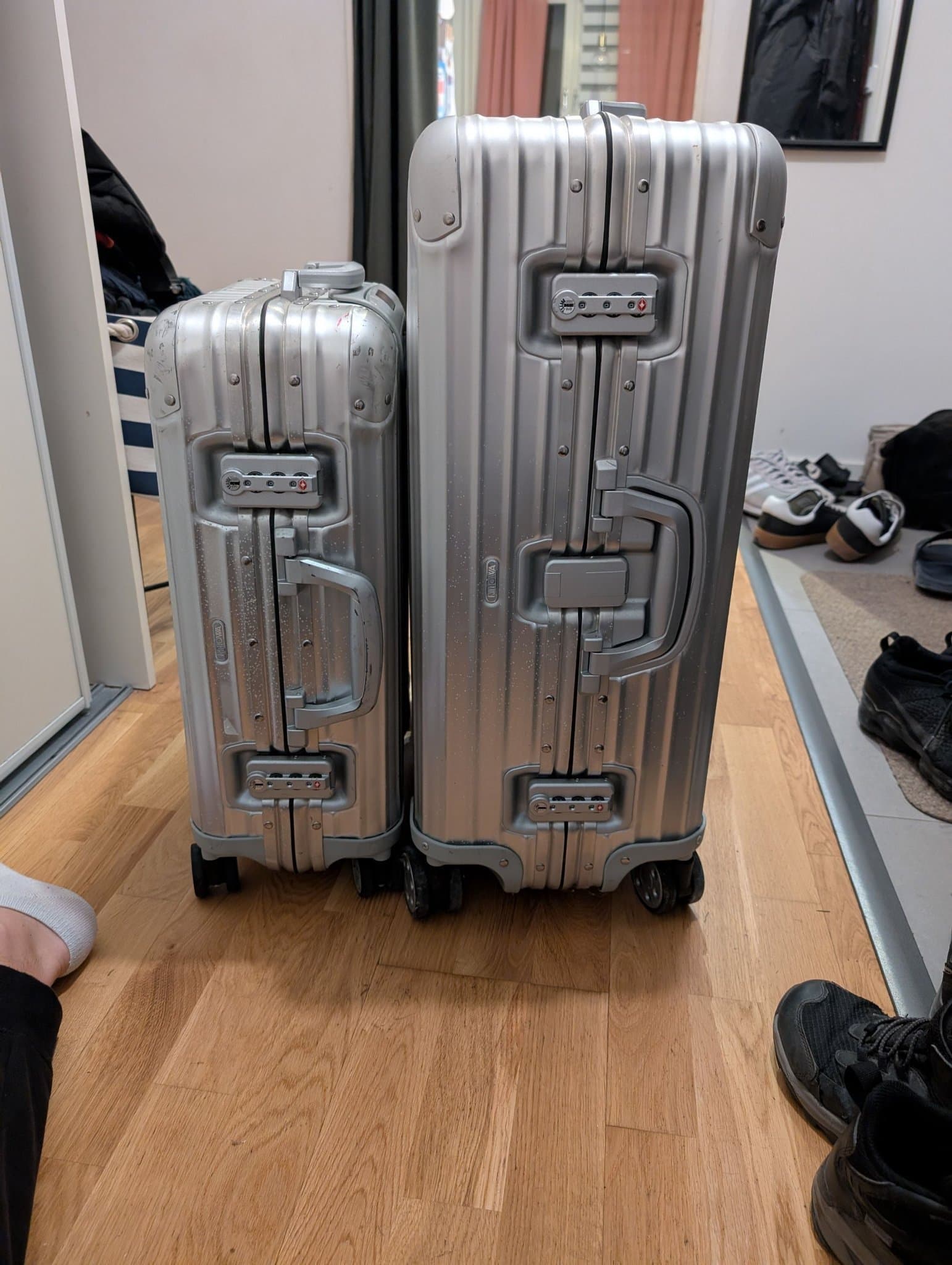 Rimowa resväskor kabinväska+ check in M original