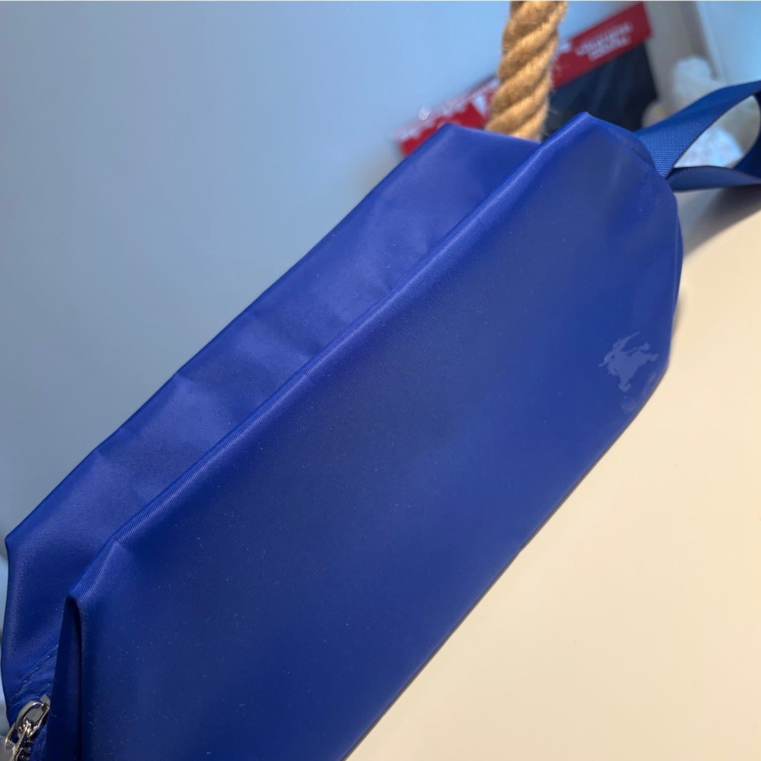 Blå Burberry necessär med dragkedja, Herr, ny/oanvänd!