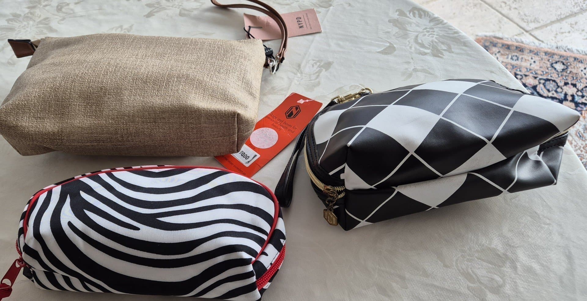 NYPD 3st Nya objekt: Necessär och 2st Sminkväska från NECESSE OCH RUDUCCI