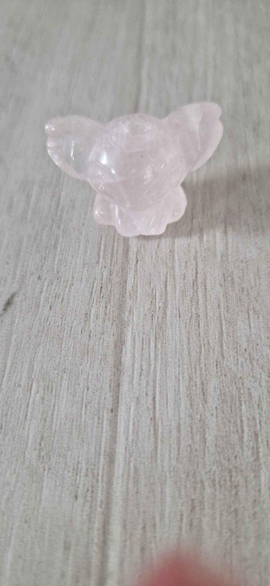 Kristallpaket: carvings i olika storlekar, rosenkvarts