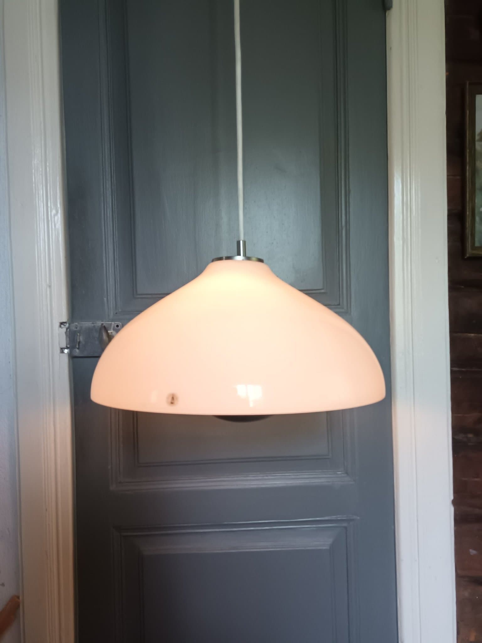 IKEA MÅNLJUS Taklampa, förmodligen är lampan från slutet 1900 tal.