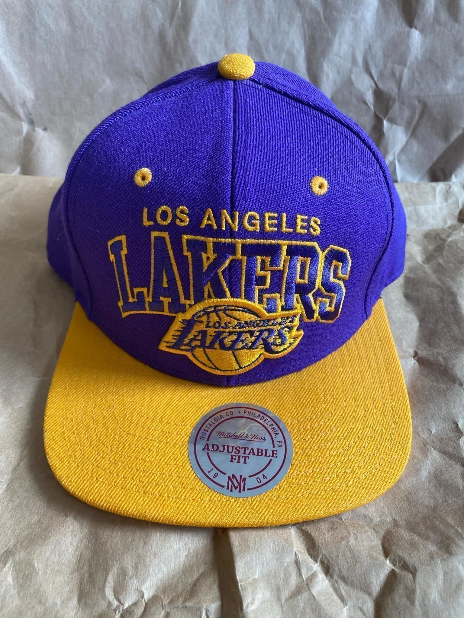 Los Angeles Lakers LA MITCHELL NESS Keps NBA Baseballkeps Baseball Cap Basket