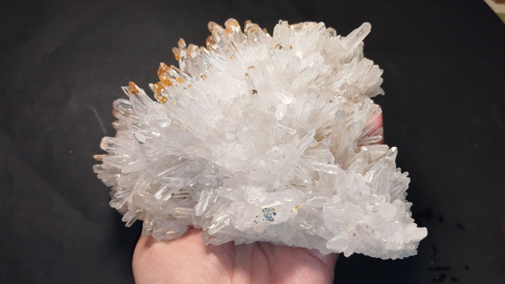 Naturliga kristall kluster,kristall,vit kristall