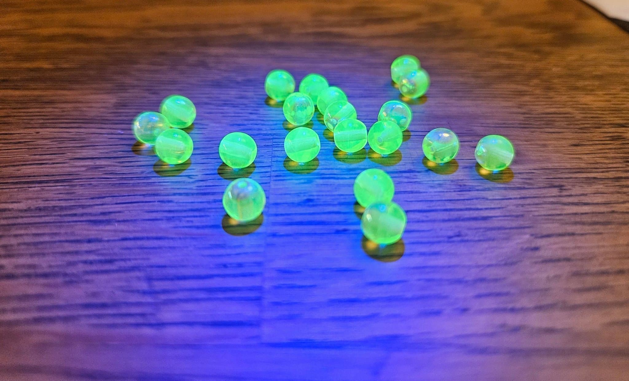 Uranglaspärlor - 20st