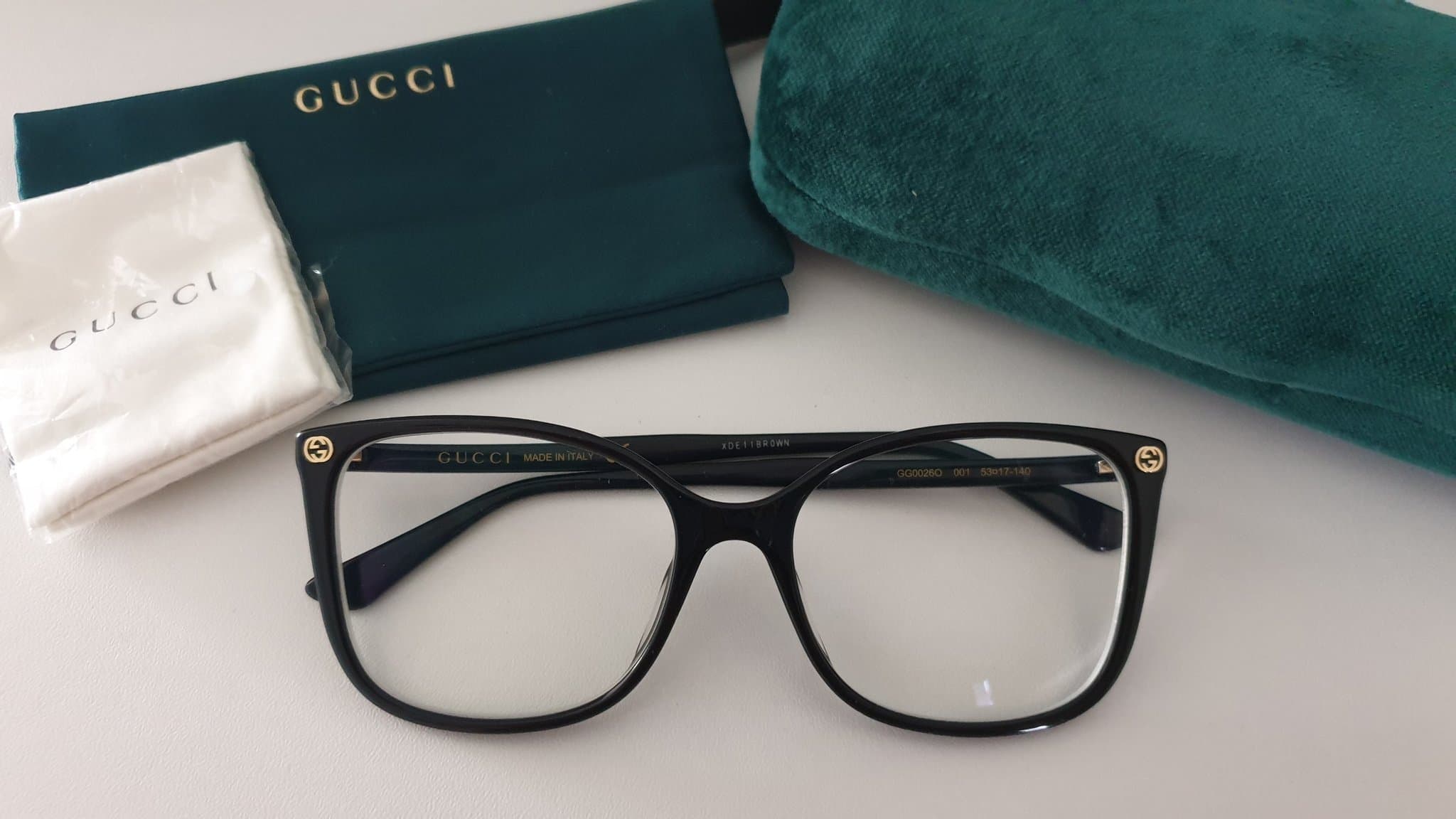 Gucci Glasögon GG0026O Svart Nyskick