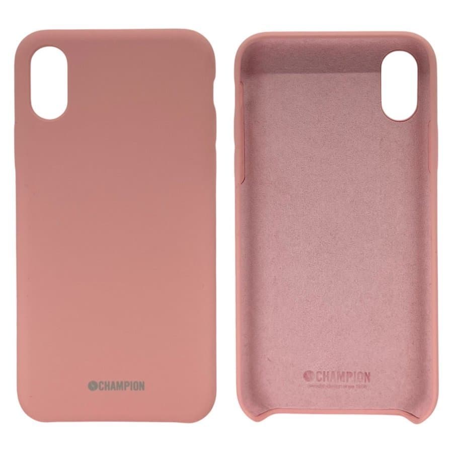 [Paket] iPhone X/XS - Rosa Silikon Skal + Zagg 9H Härdat Glas Skärmskydd + Ram