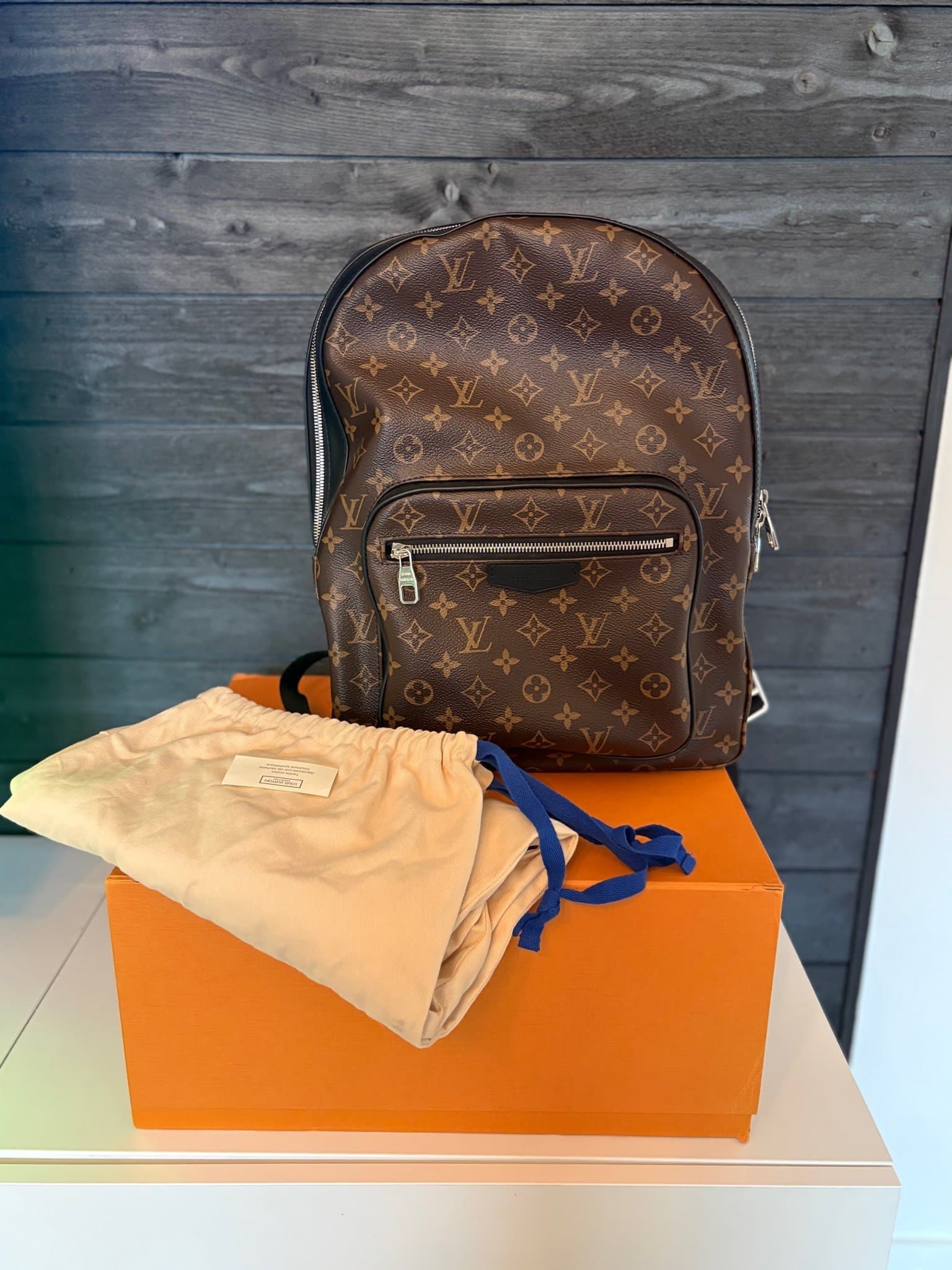 Louis Vuitton Josh Backpack Monogram Macassar – Nyskick