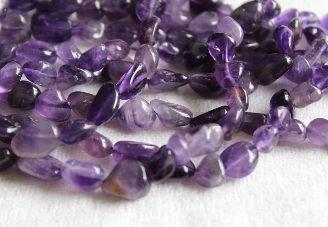 Ametist nuggets ca. 5-10 x 3-7mm