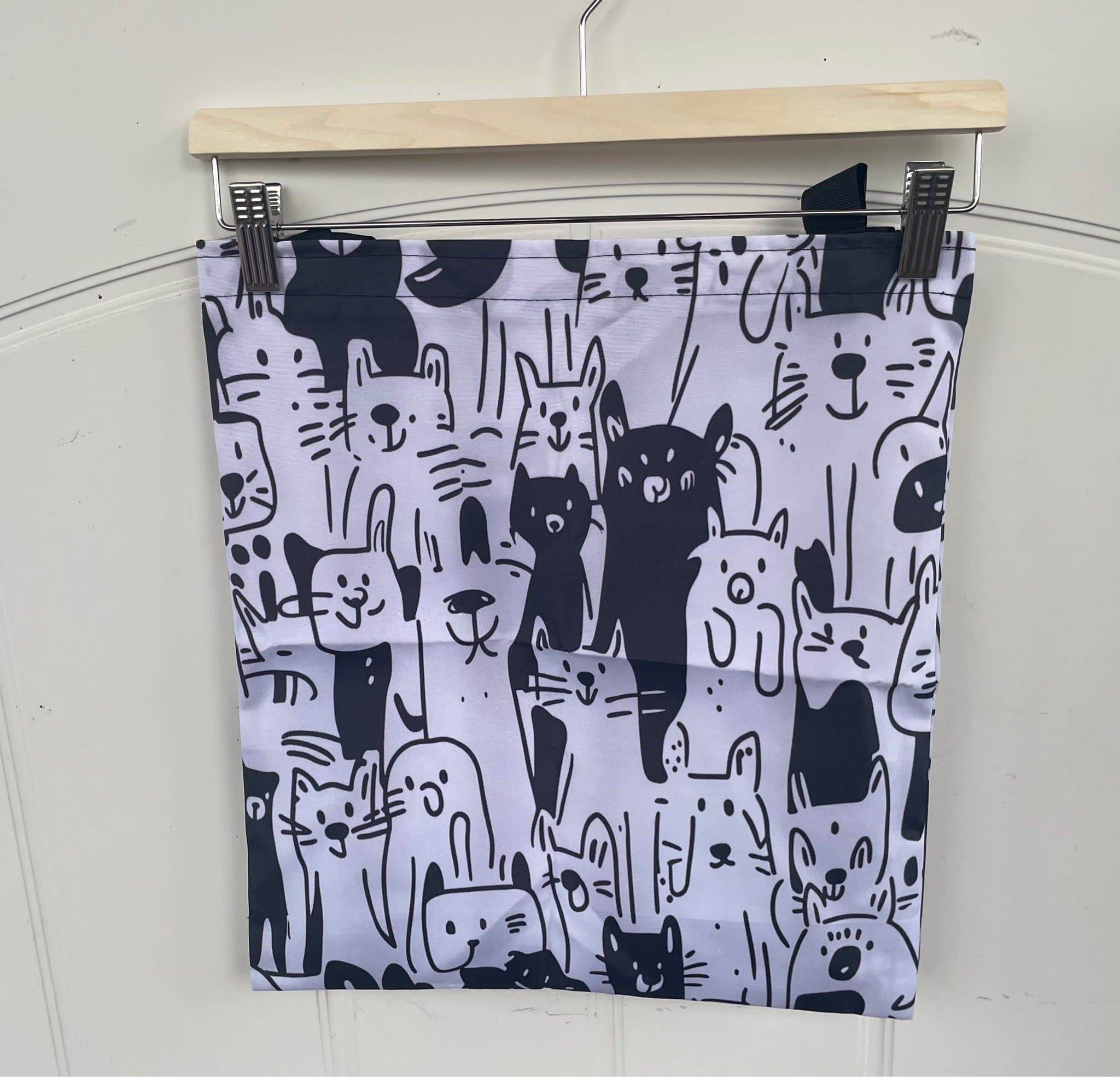 NYTT Svartvit tygväska totebag tygkasse