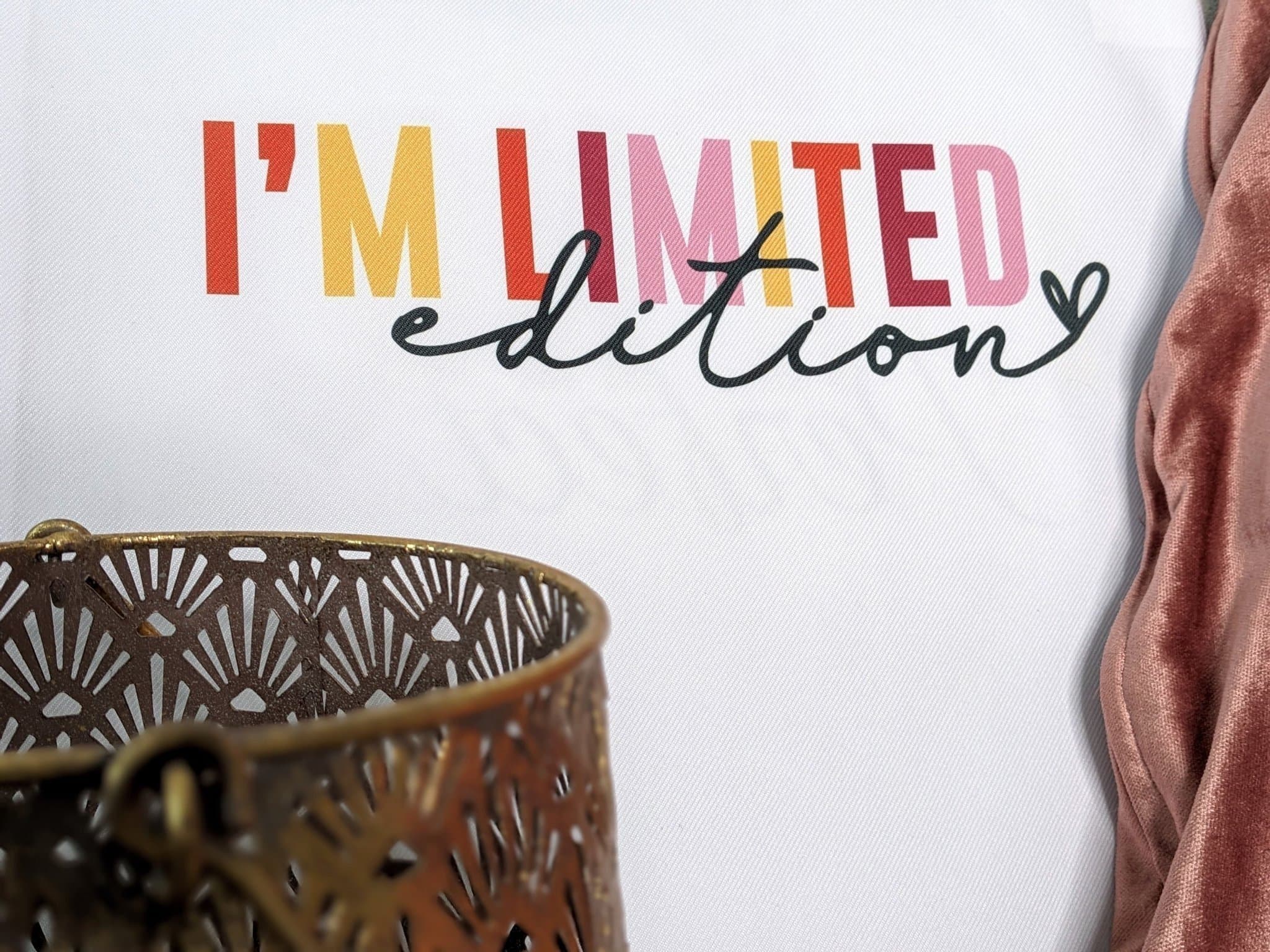 Vit tygpåse (tote bag) "Limited edition"