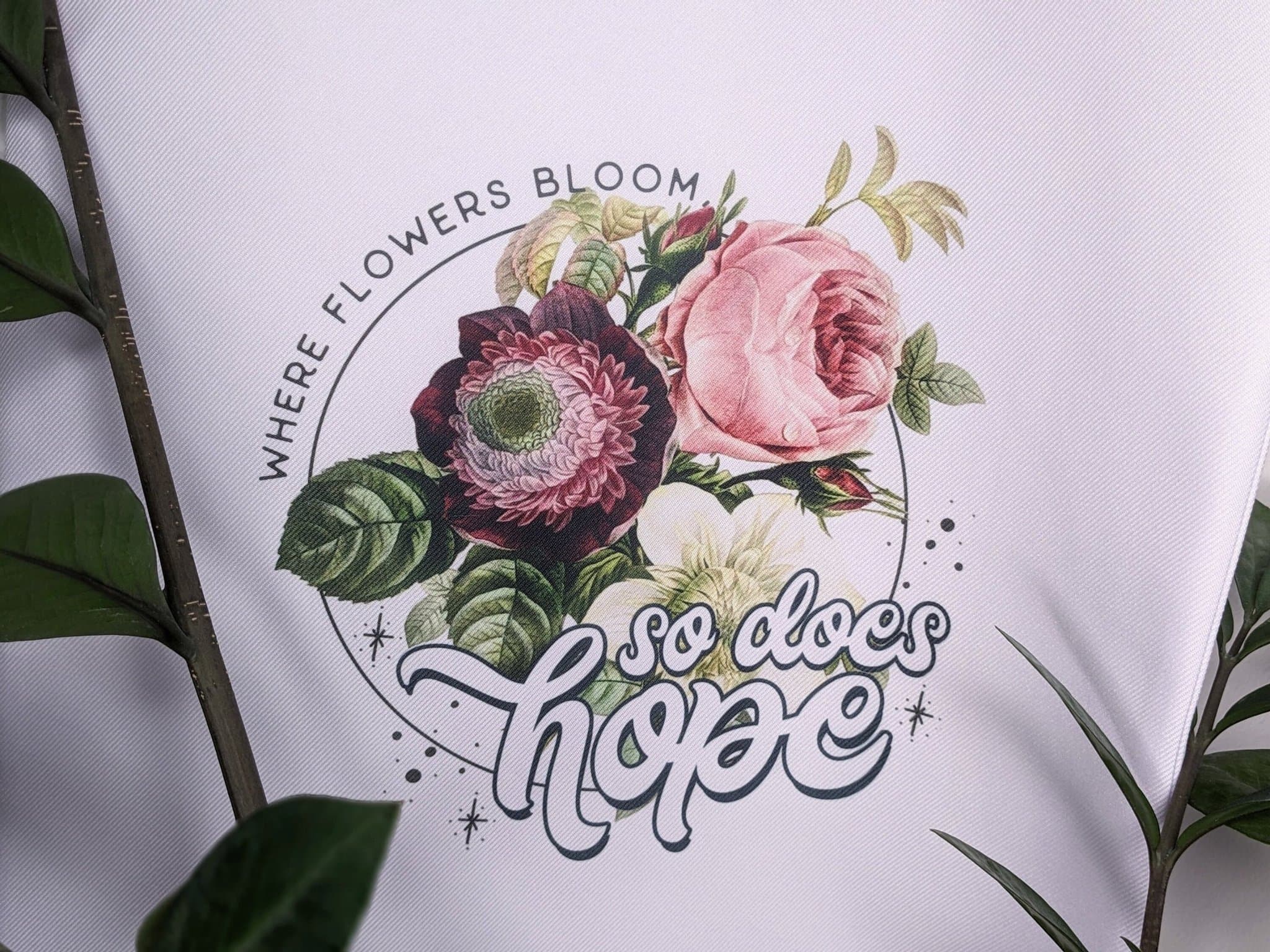 Vit tygpåse (tote bag)