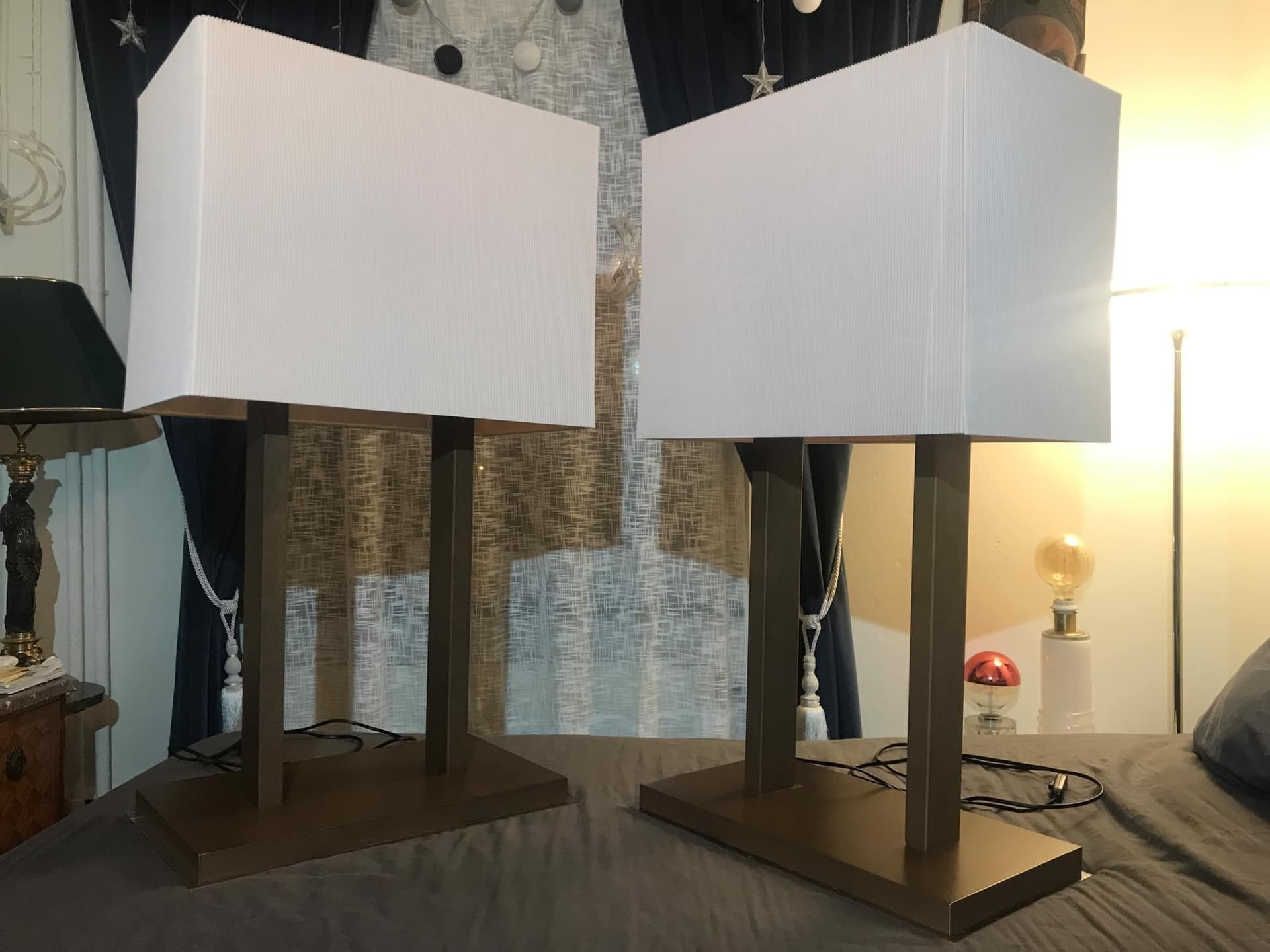 Bordslampa (par) Natuzzi Italy c1990