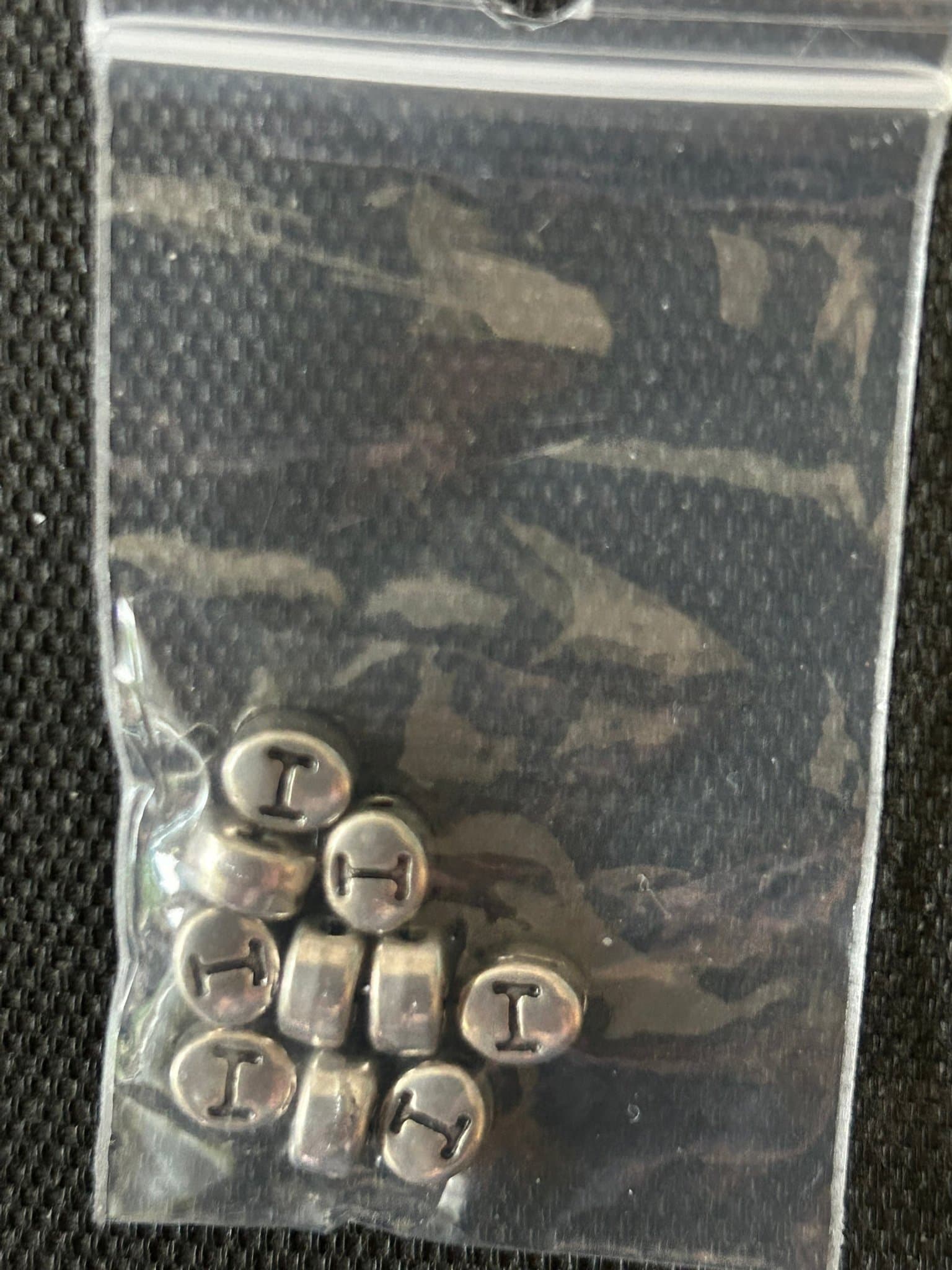 Bokstavspärlor 10 st - Bokstav I