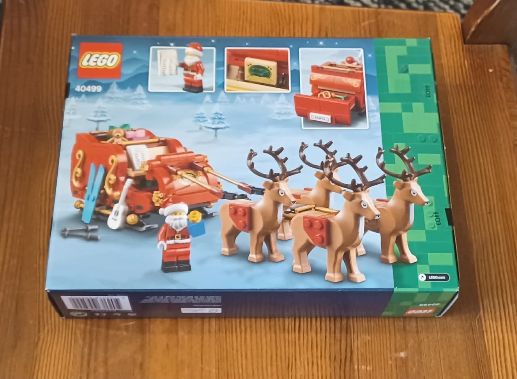 LEGO Tomtens släde 40499. Helt nytt, oöppnad.