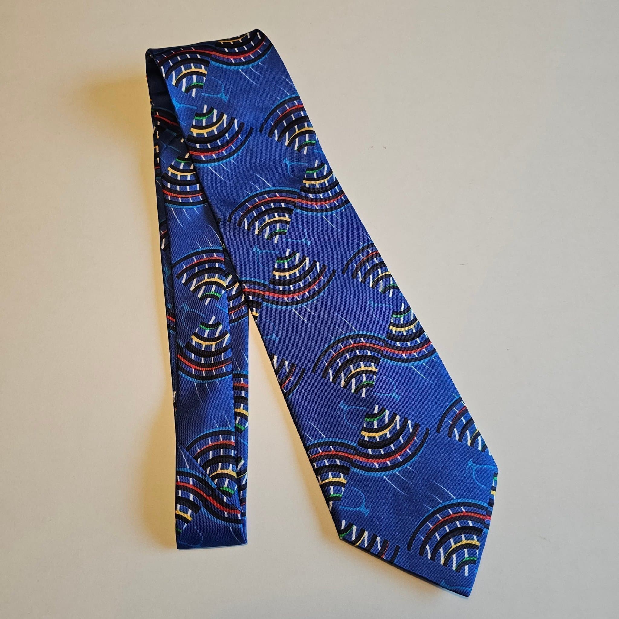 NY/OANVÄND Slips – Cykel VM 1993 Oslo – 100% ÄKTA SILKE