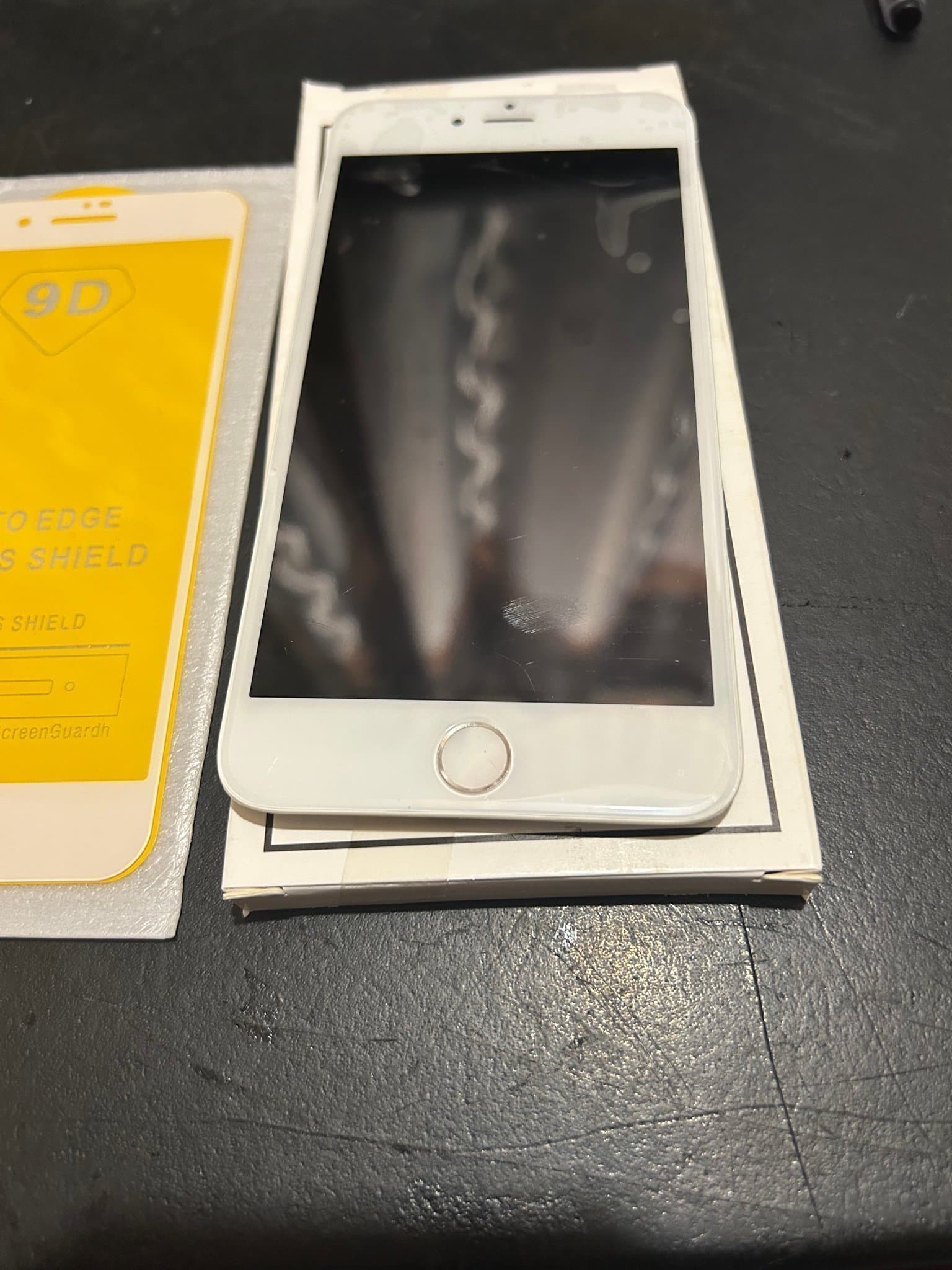 IPhone 6 s LCD komplett skärm med skärmskydd /vit