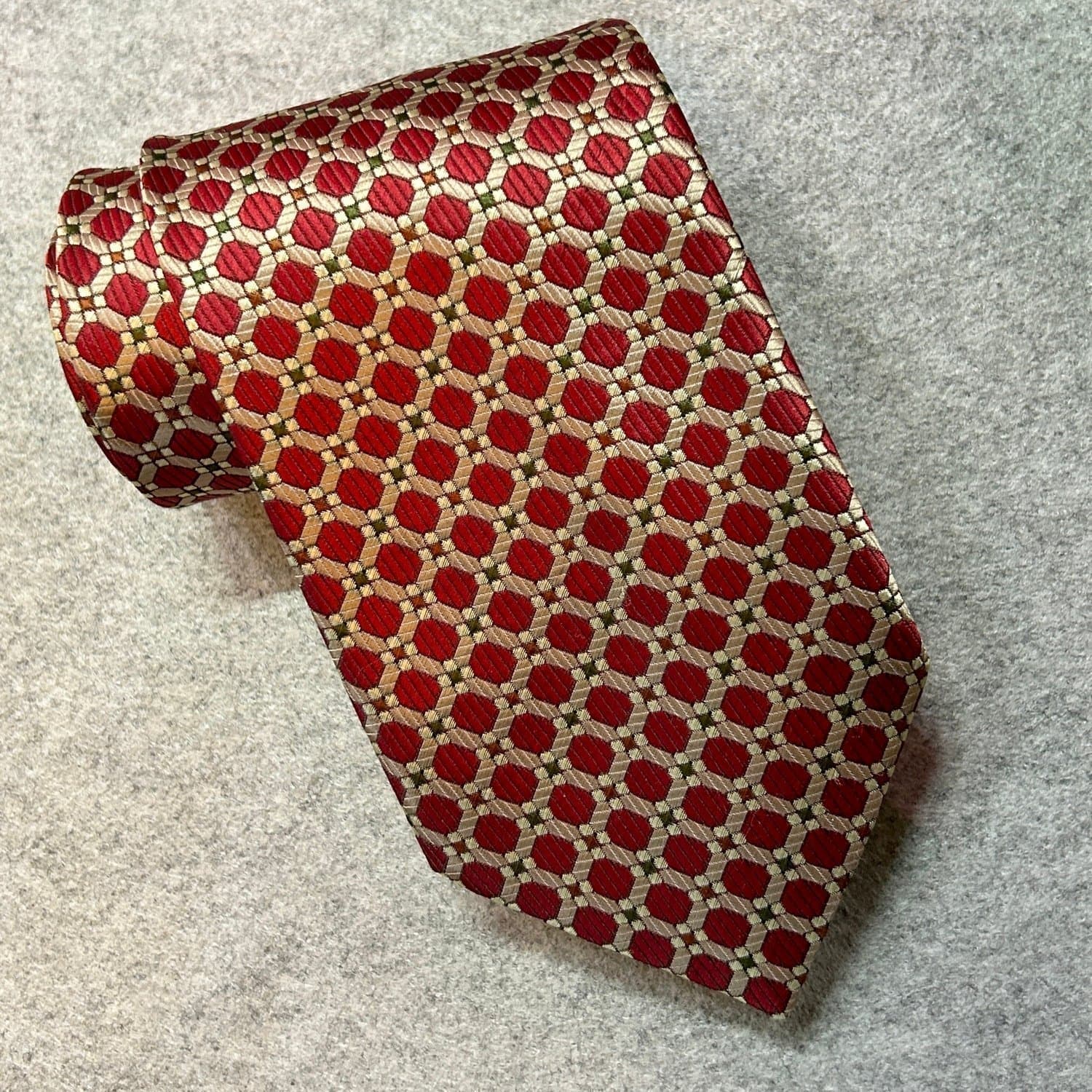 Tie with a pattern