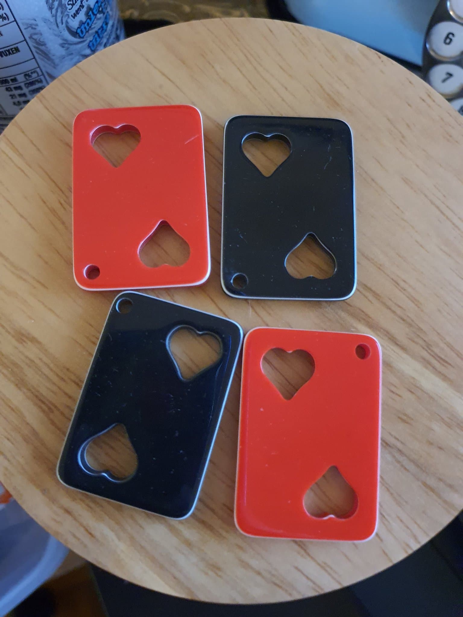 4st smyckes detaljer kort för smyckestillverkning 