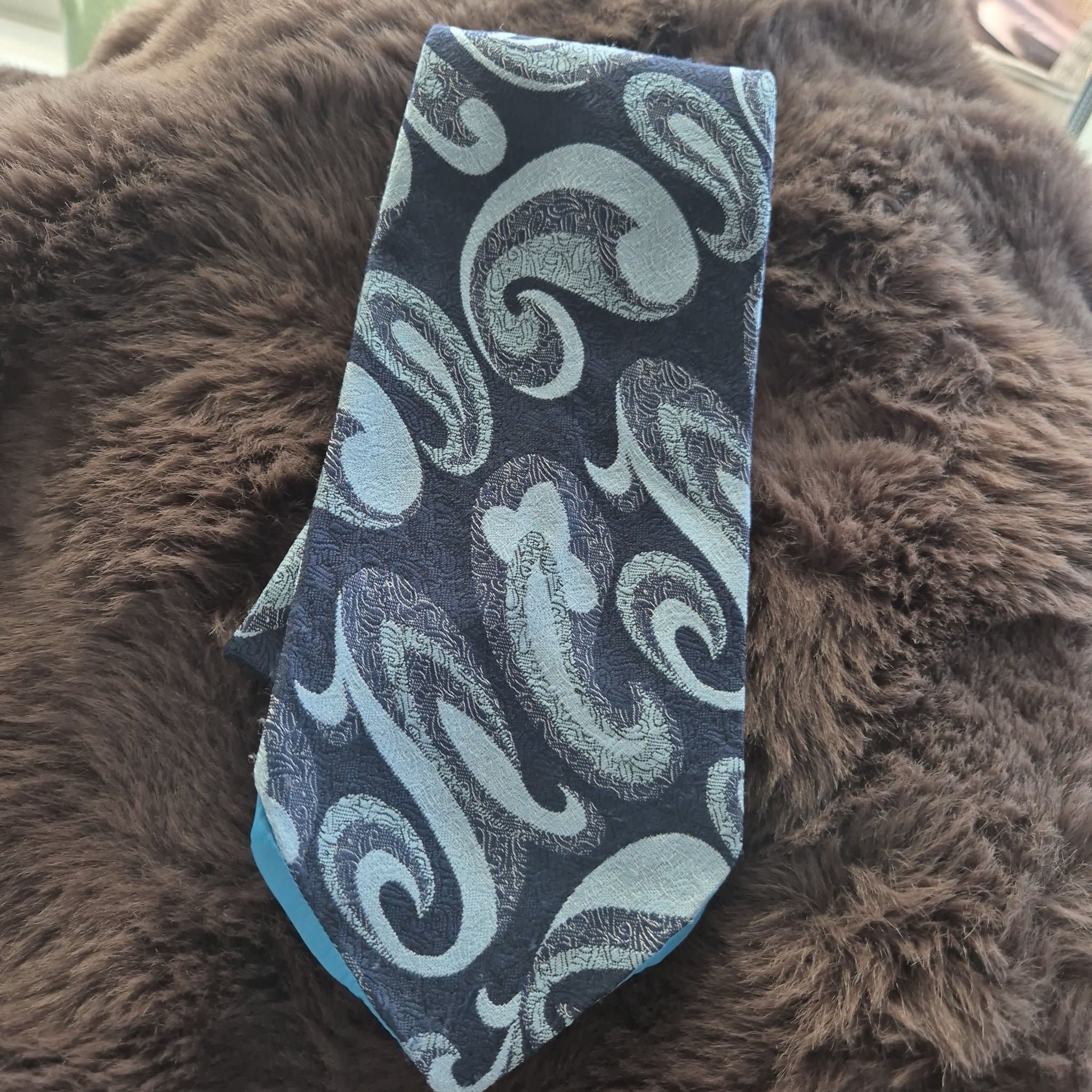 Herrman Design blå slips