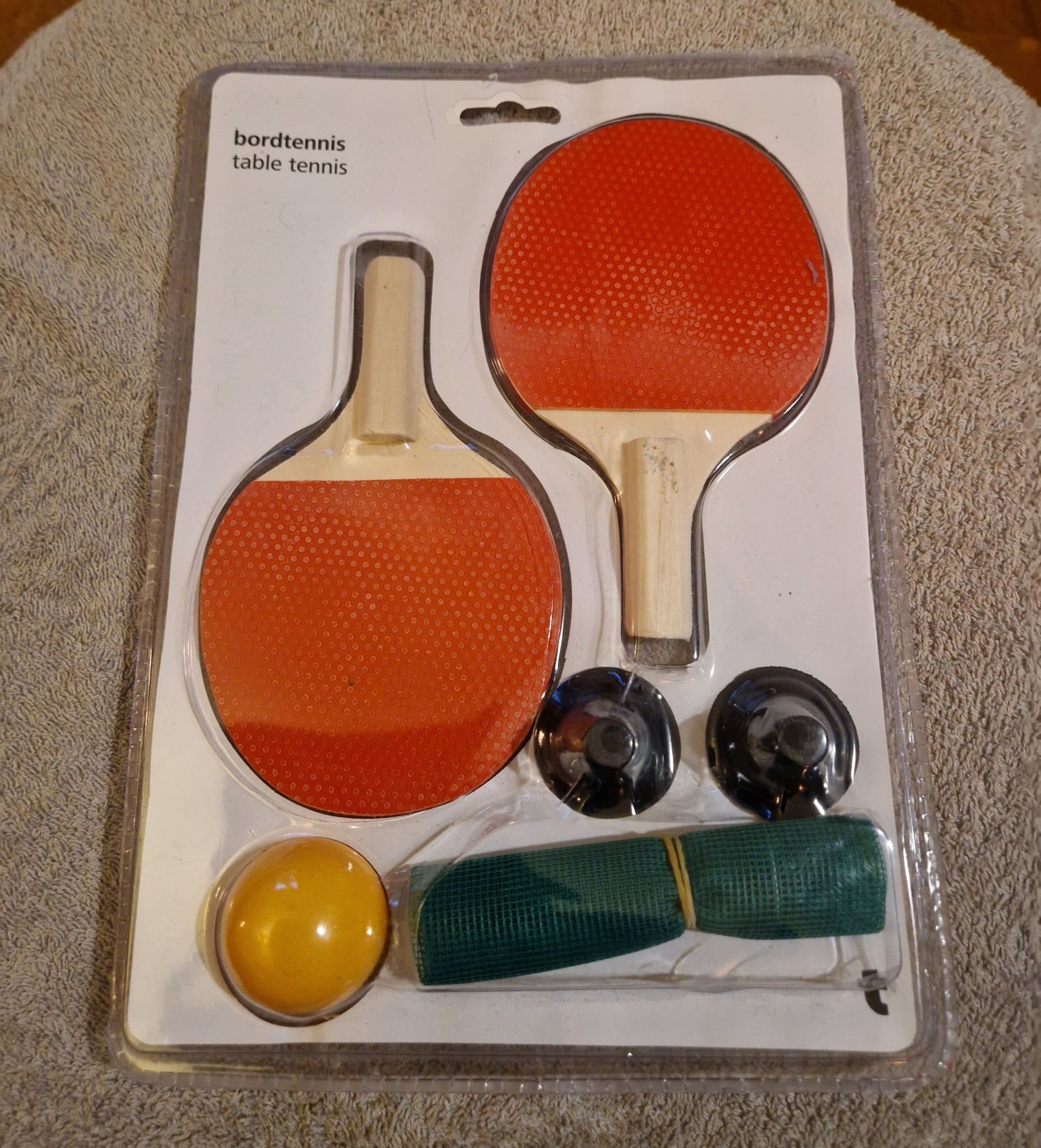 Nytt bordtennis Boll 2 rackert + Nät