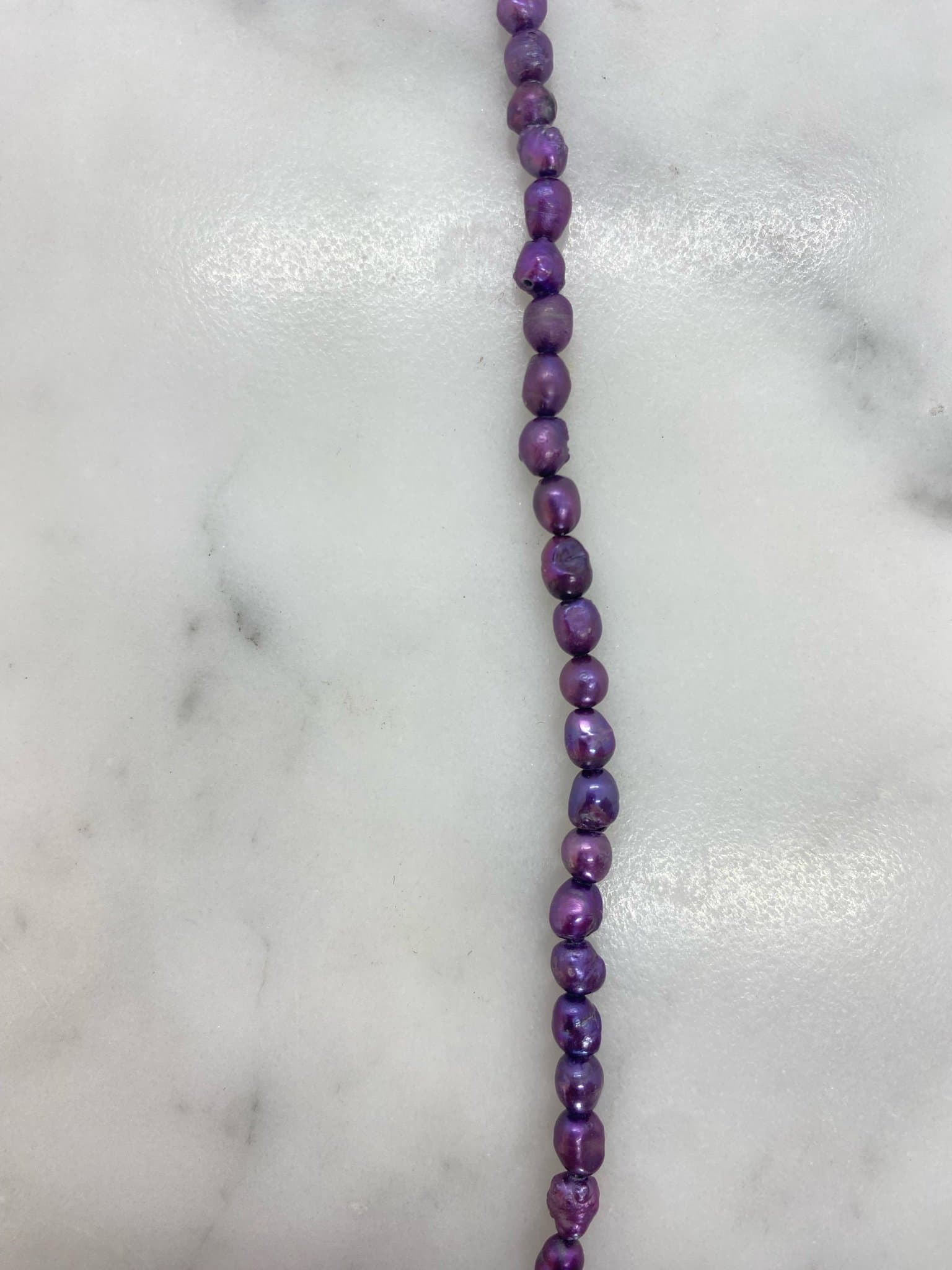 Lilafärgade kinesiska Sötvattenspärlor