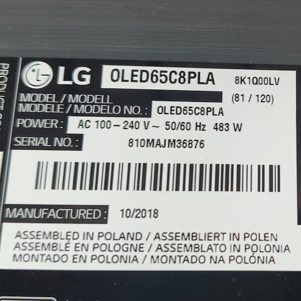 T-Con Board 6871L-5730B inkl. alla 4 kablar för LG OLED65C8PLA (Testad)