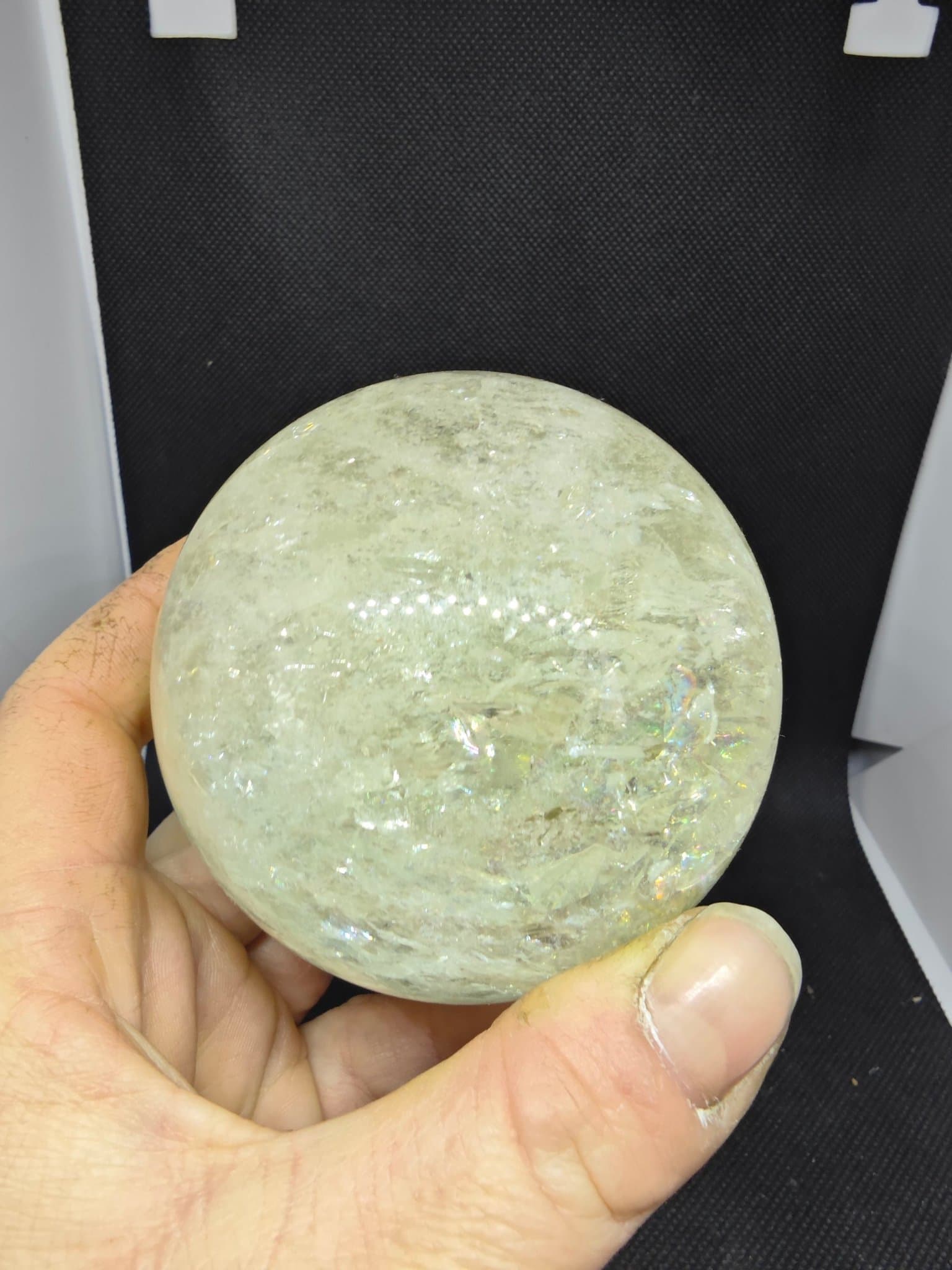 Citrin klot sten kristall