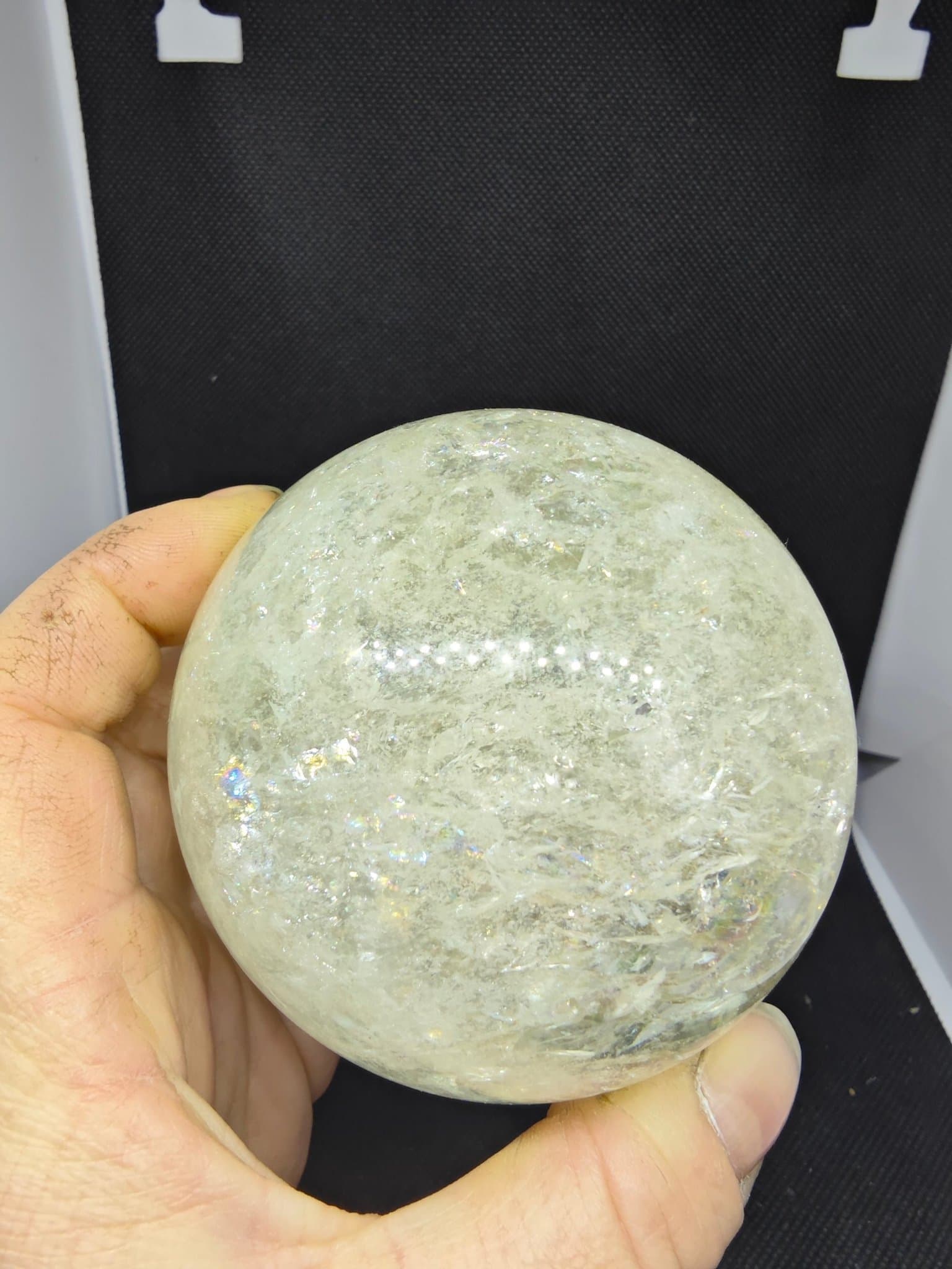 Citrin klot sten kristall