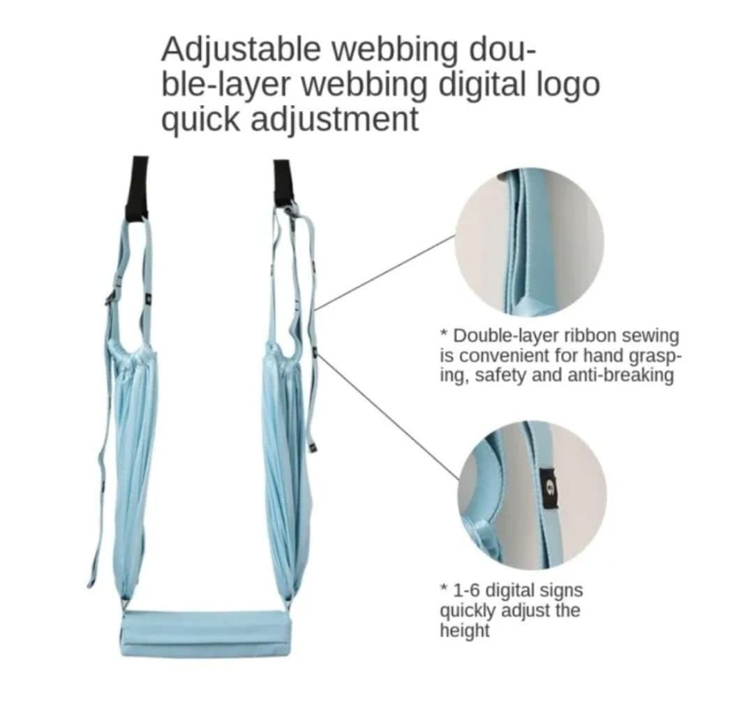 Oanvänd Aerial Yoga/stetch-sele – Justerbar & Vadderad (Nyskick!)