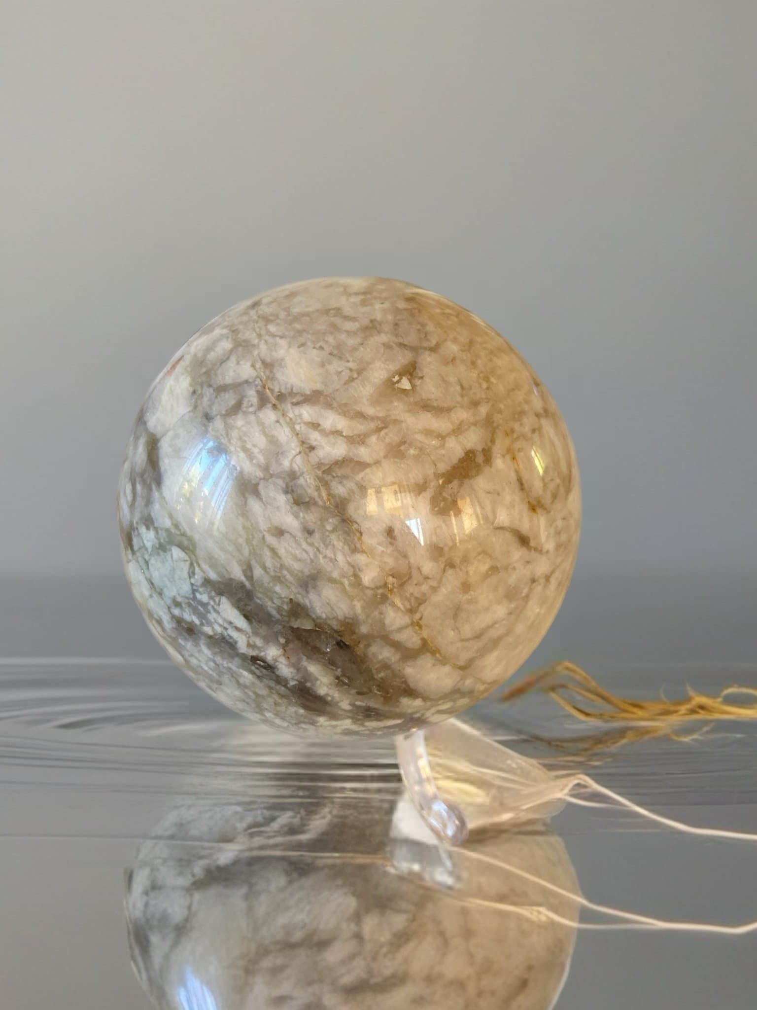 Bandad Jaspis sfär - Breccierad