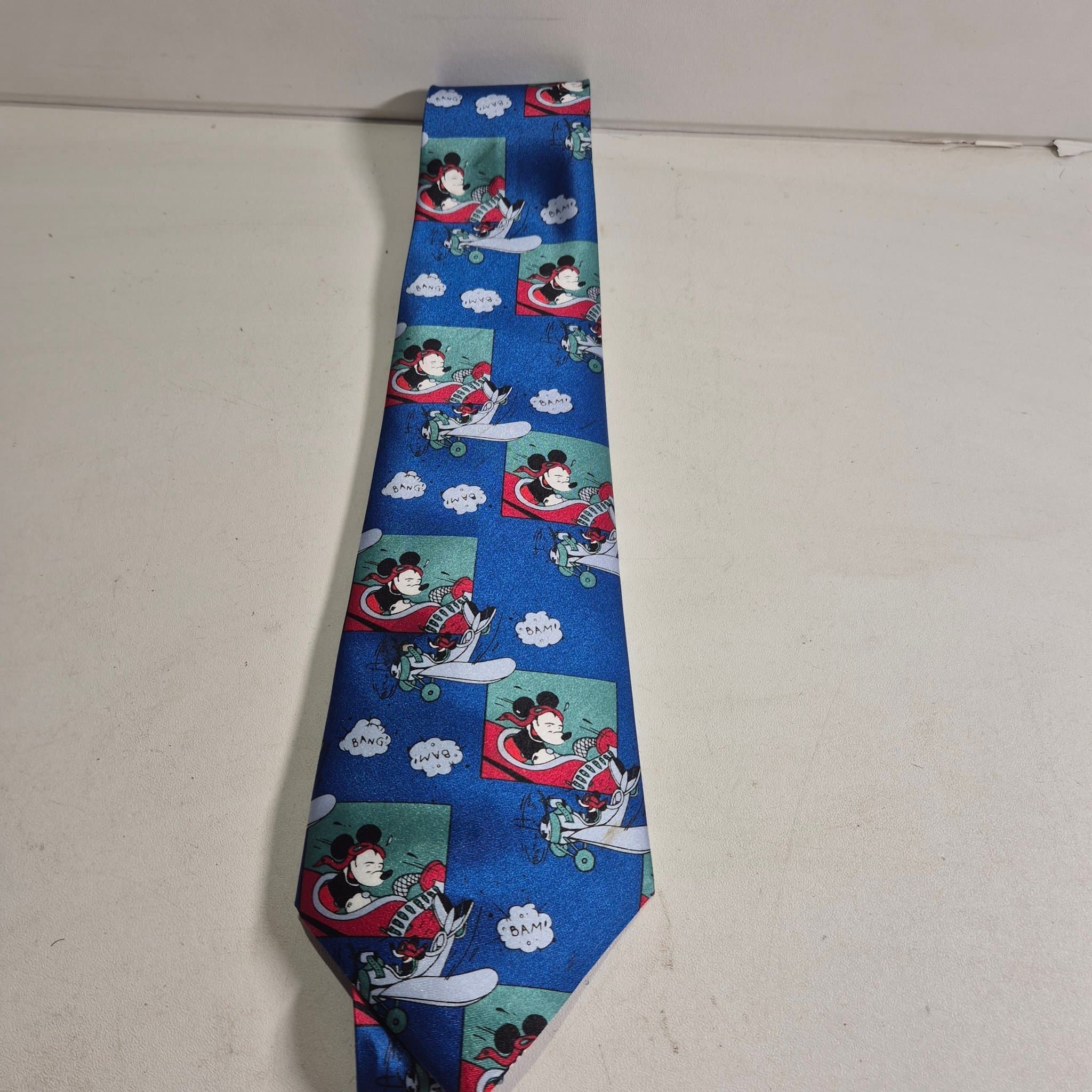 Disney blå slips Musse pigg