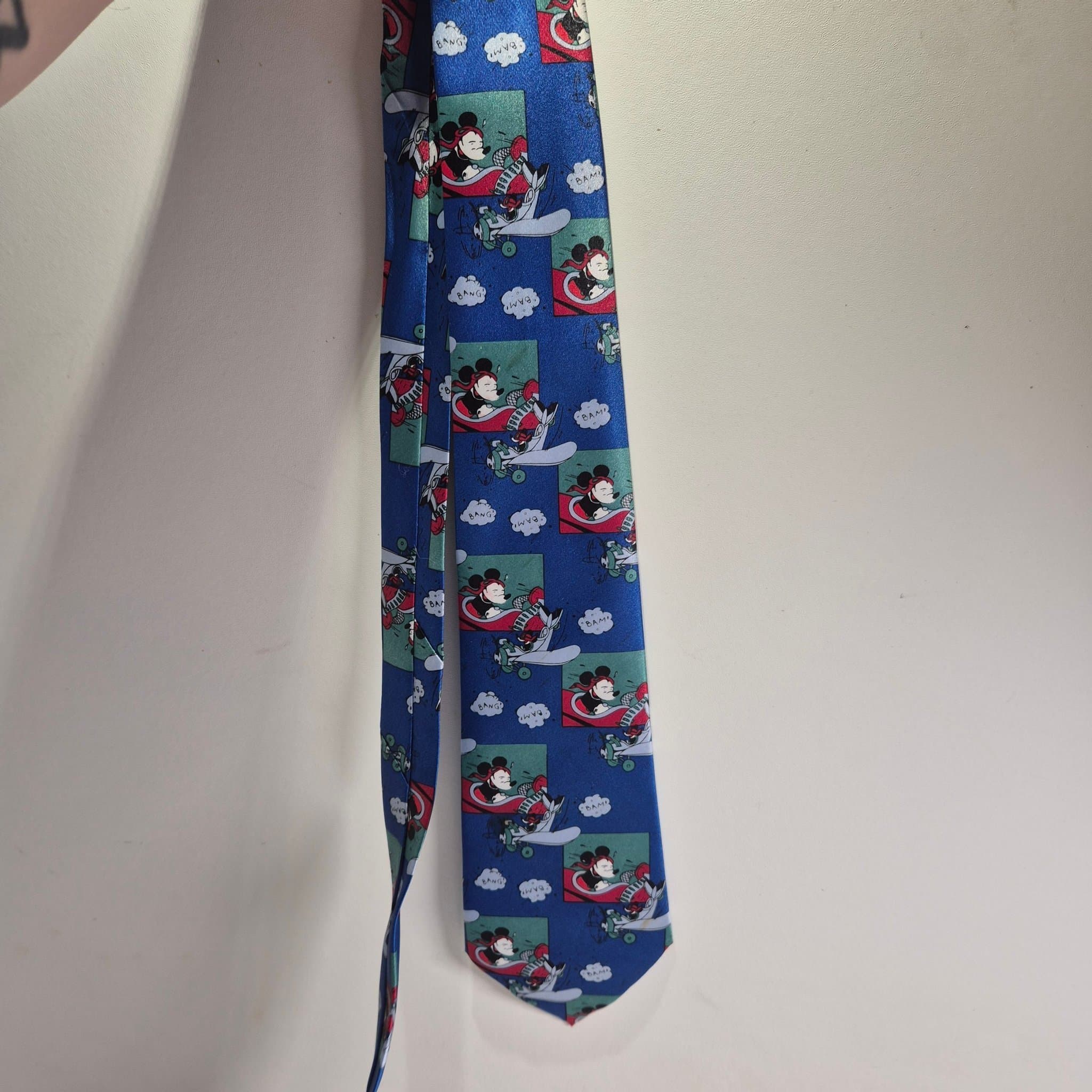 Disney blå slips Musse pigg