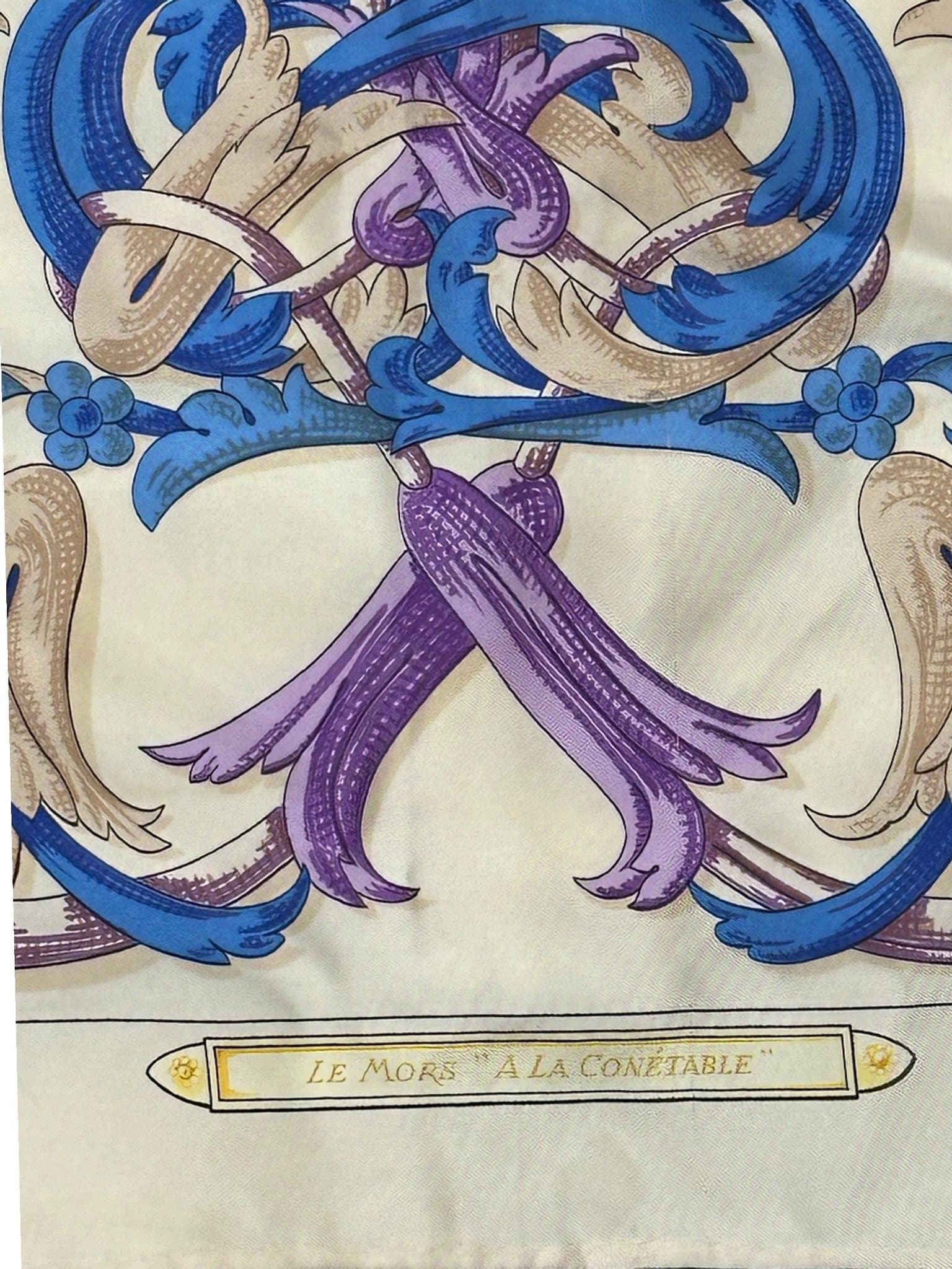 Hermès flerfärgad scarves 70-tal