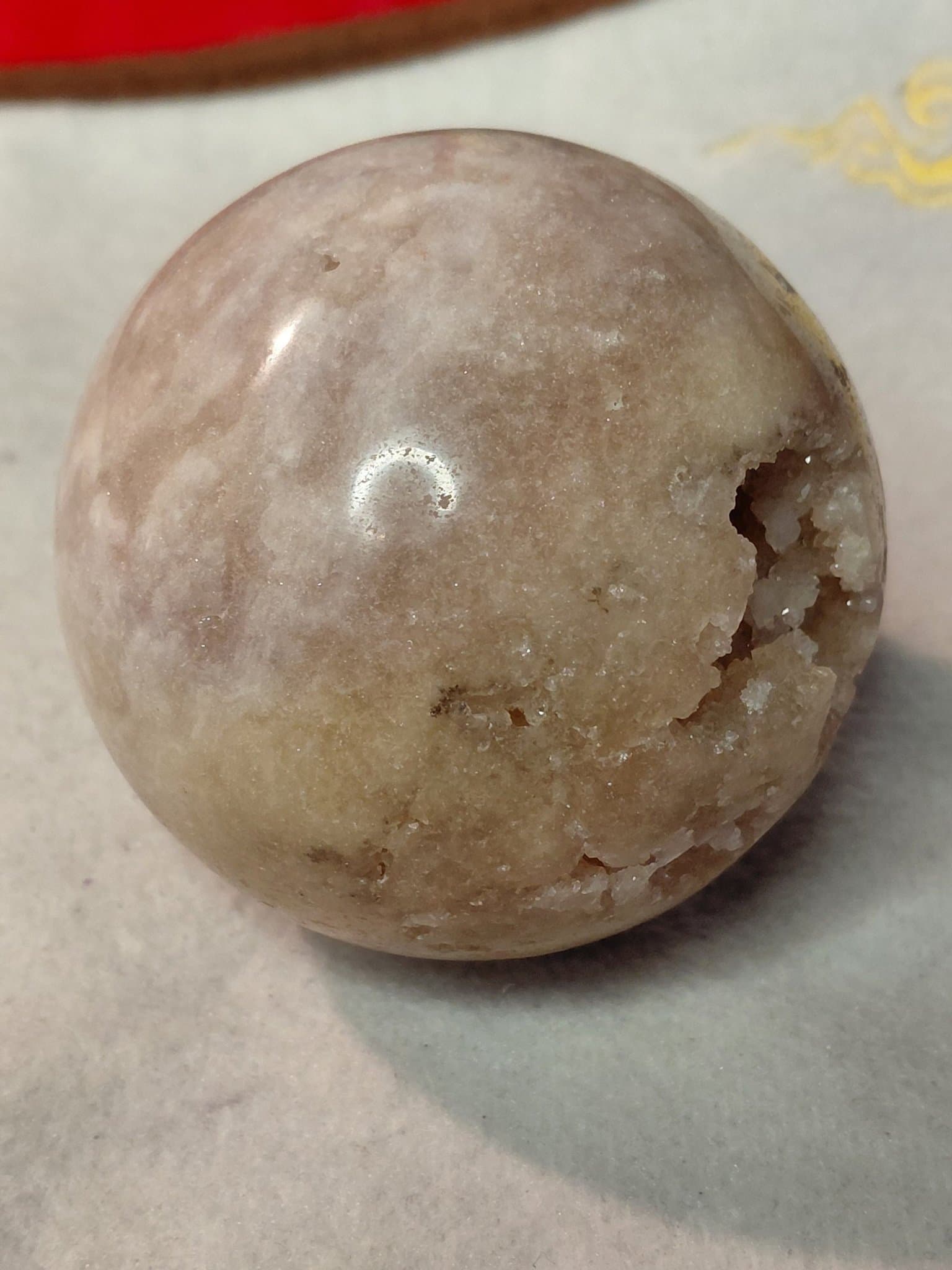 Stort Rosa ametist klot