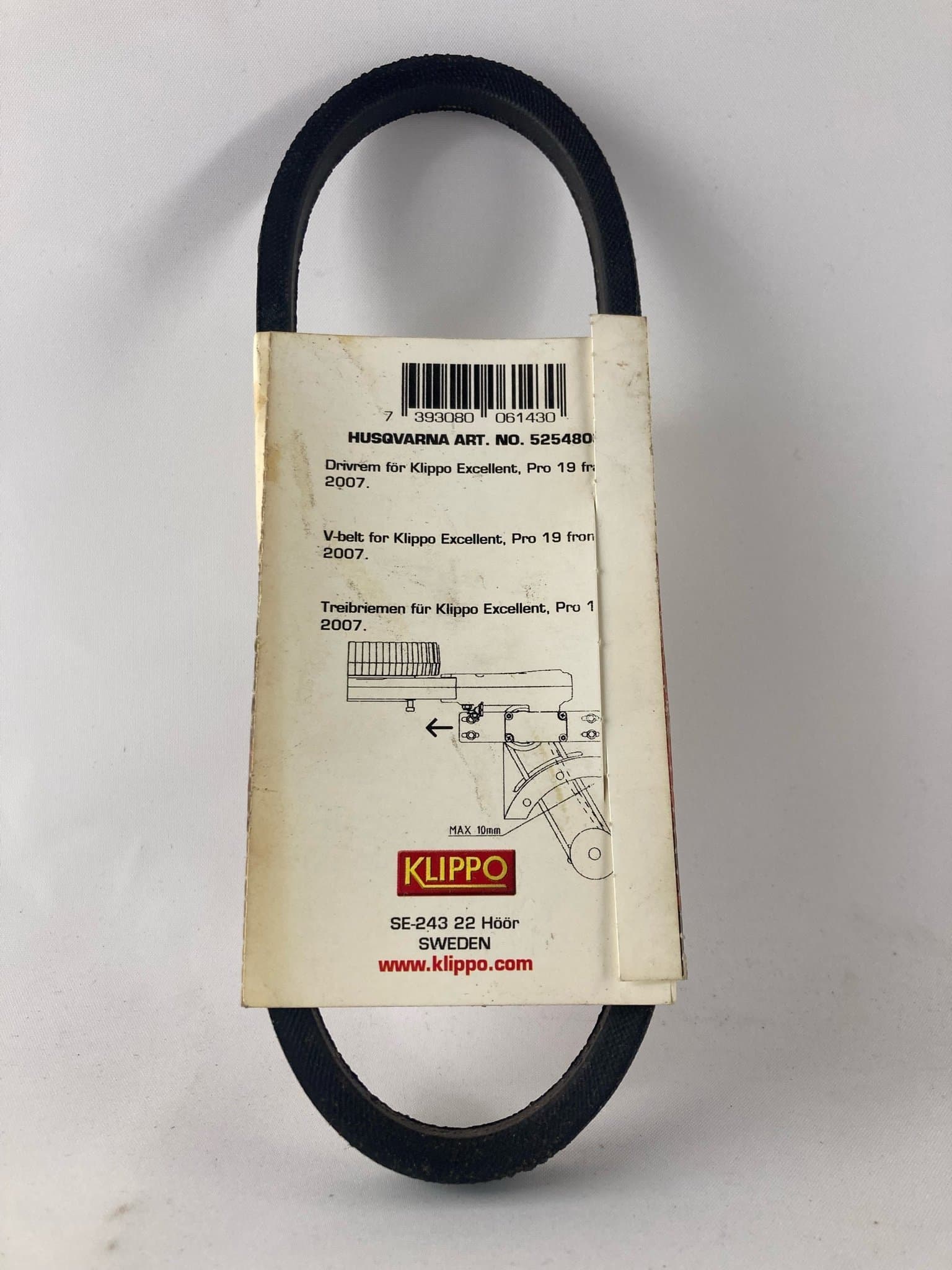 Klippo drivrem 1480 – original V-rem Excellent/Pro 19