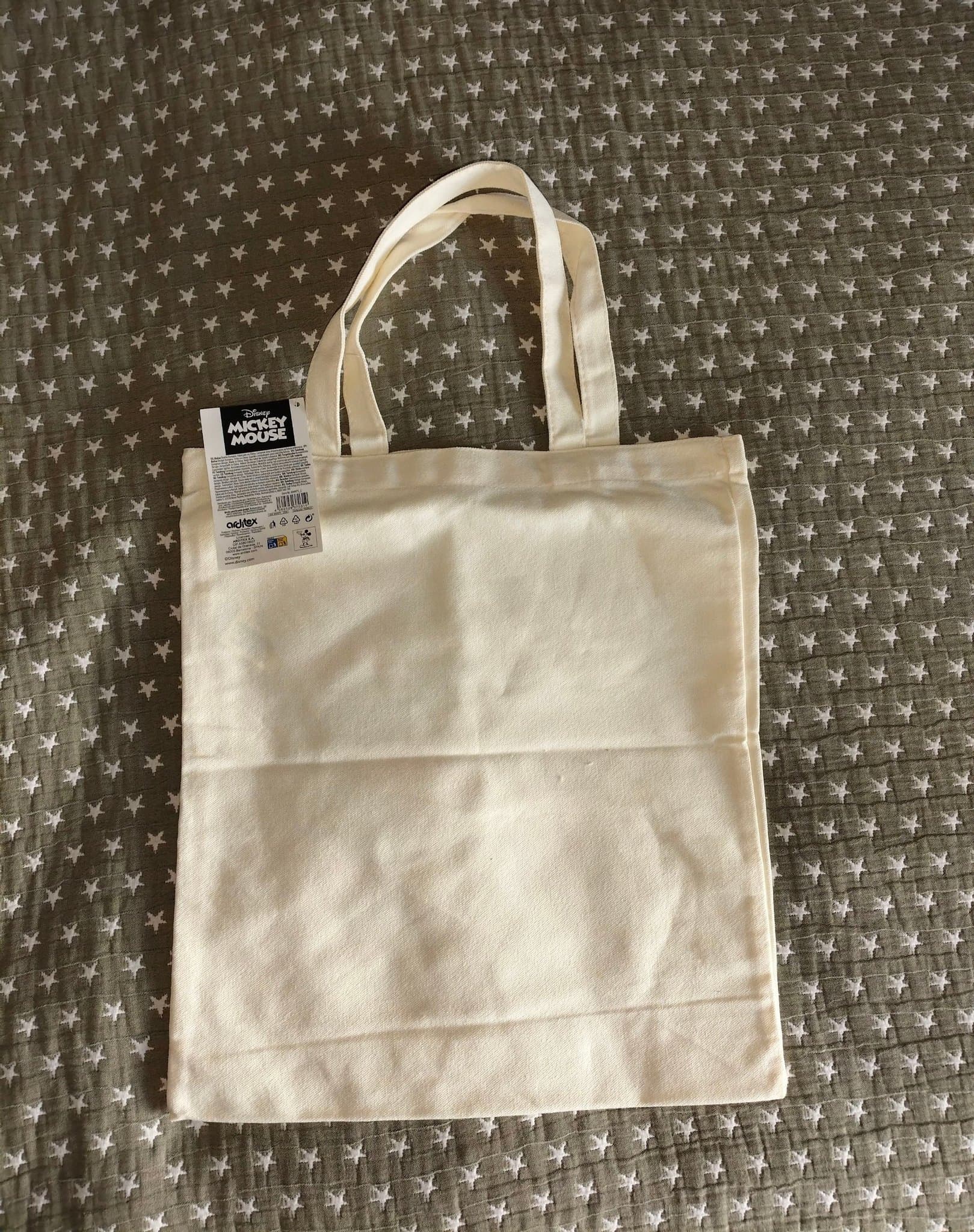 Disney Handväska/Shopping påse i tyg- Ny Oanvänd.