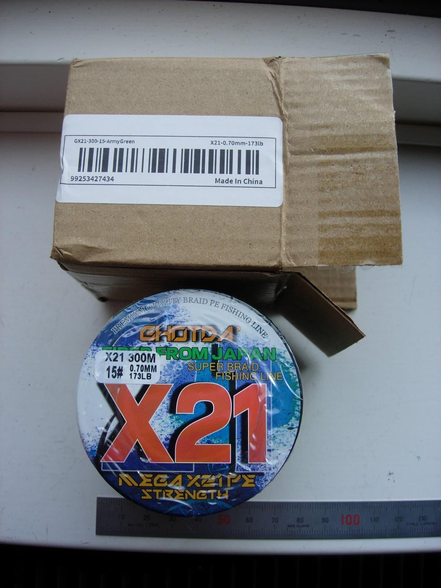 NY X21 Super Braid Fiskelina dia 0.70mm 78kg 300m Flätad Fiskelina 21-trådig